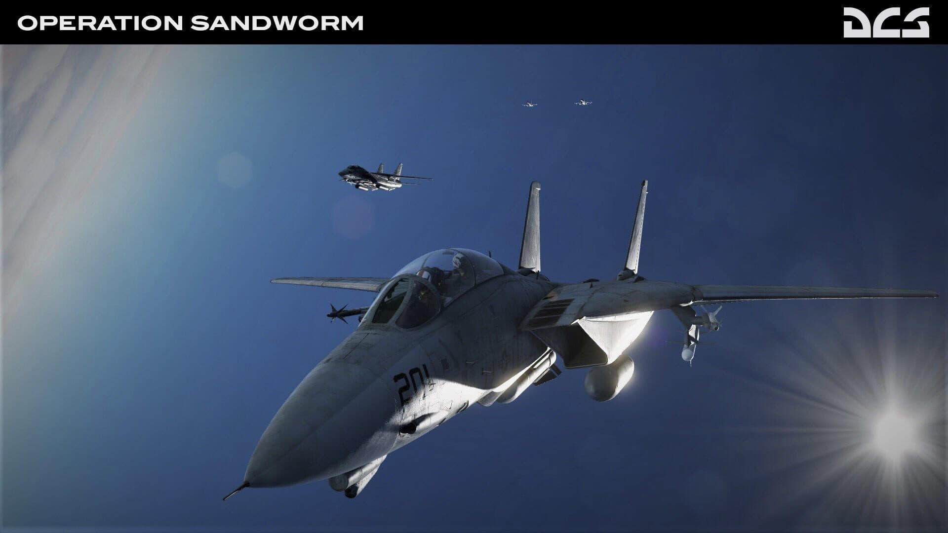 DCS World: F-14B Operation Sandworm Campaign by Sandman Simulations screenshot 3