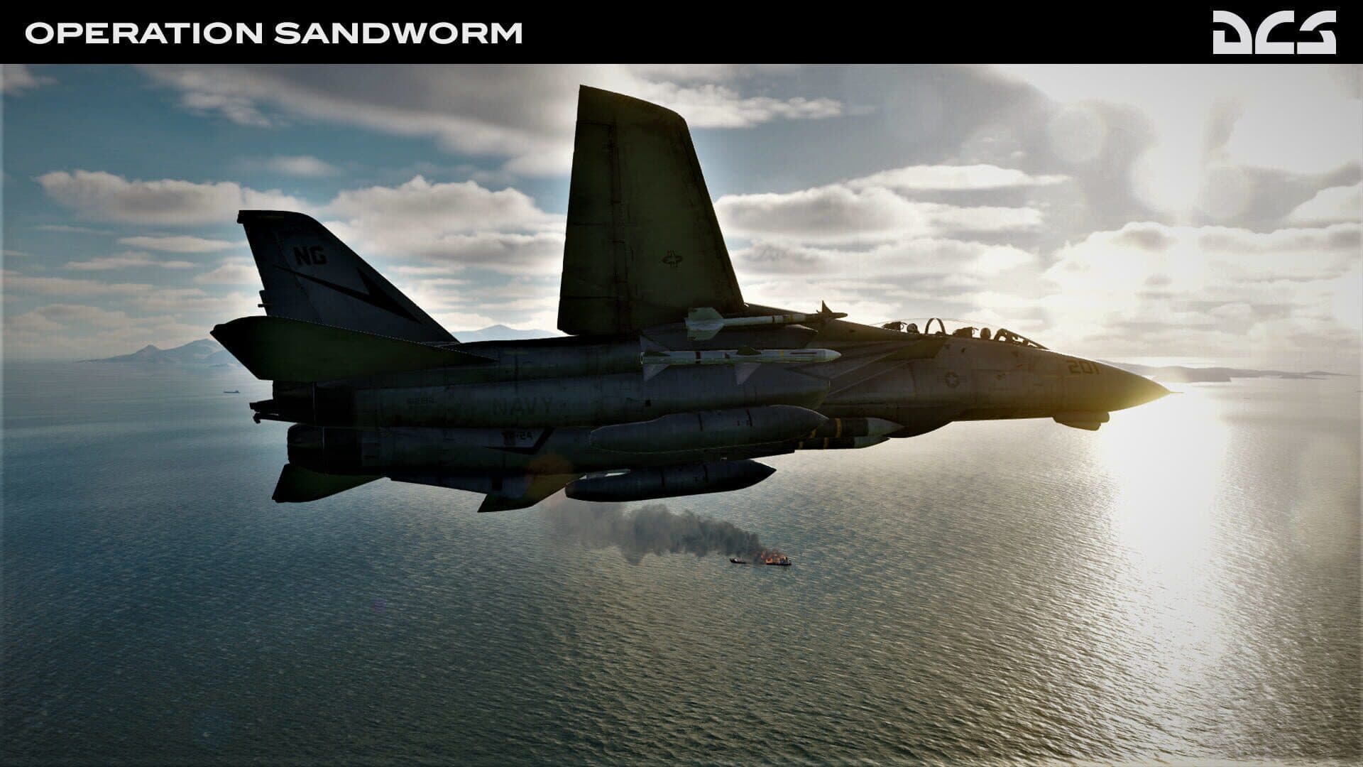 DCS World: F-14B Operation Sandworm Campaign by Sandman Simulations screenshot 12