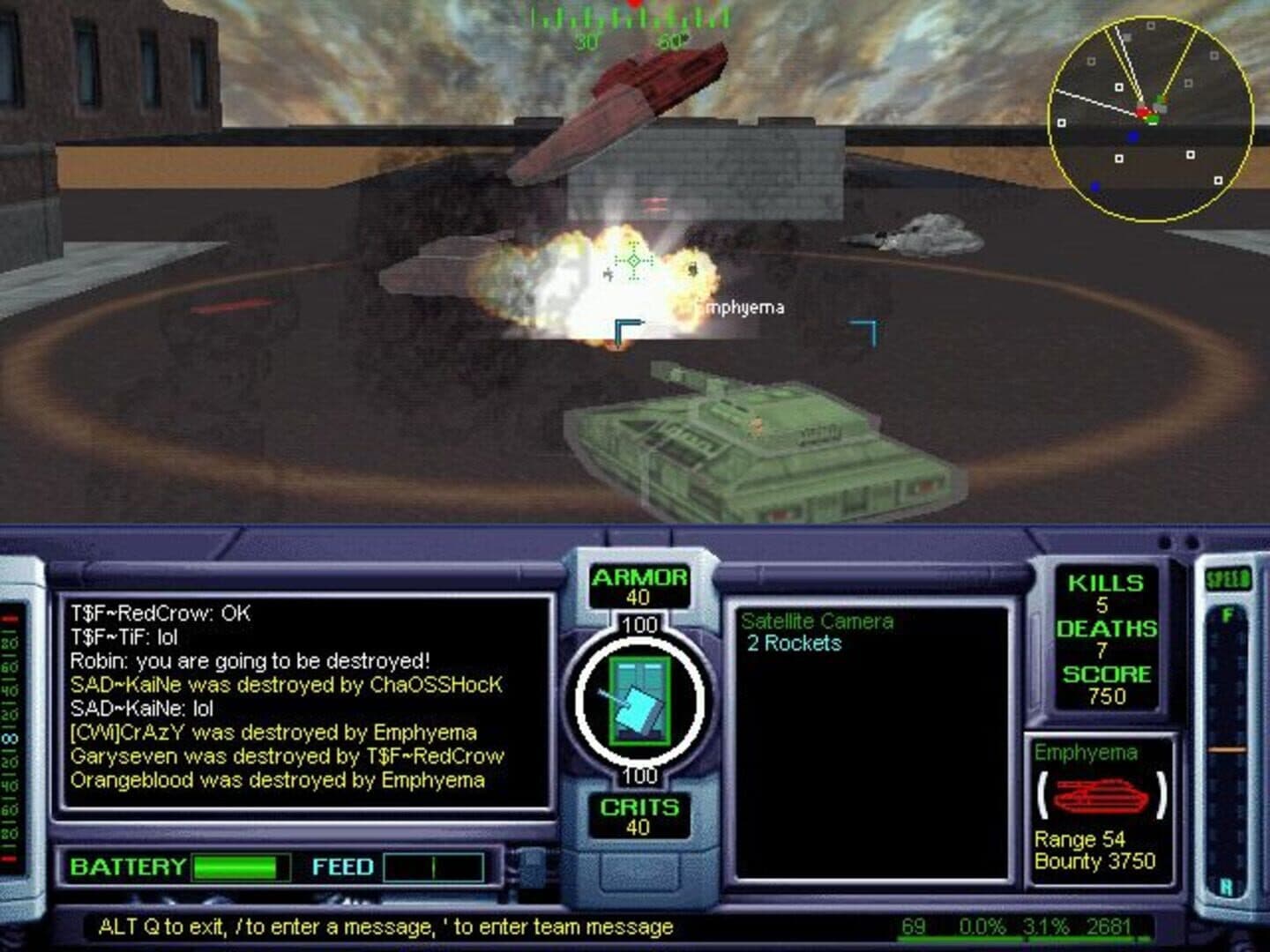 Tanarus screenshot 2