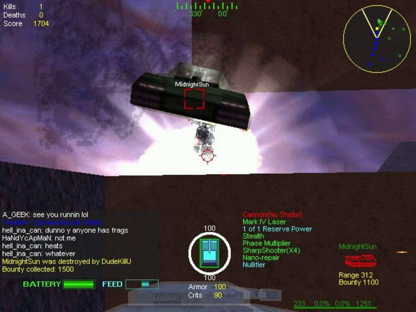 Tanarus screenshot 5