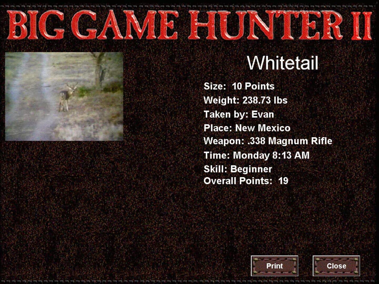Cabela's Big Game Hunter II screenshot 5
