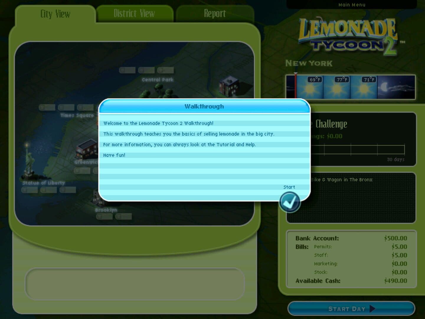 Lemonade Tycoon 2: New York Edition screenshot 3