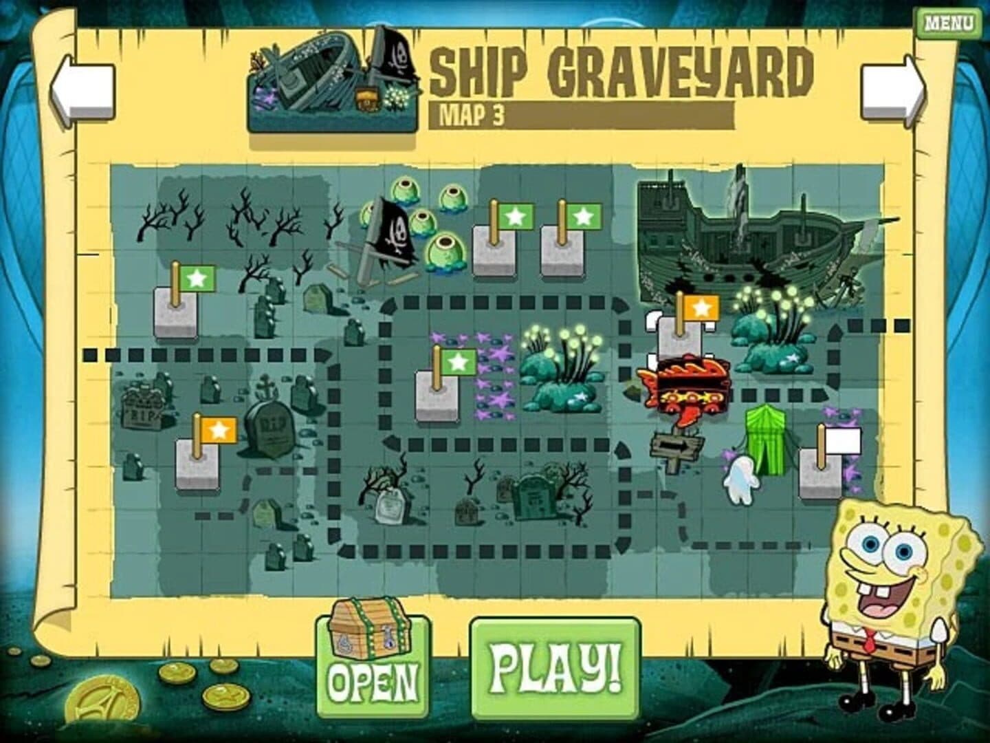 SpongeBob's Atlantis SquarePantis SquareOff screenshot 2