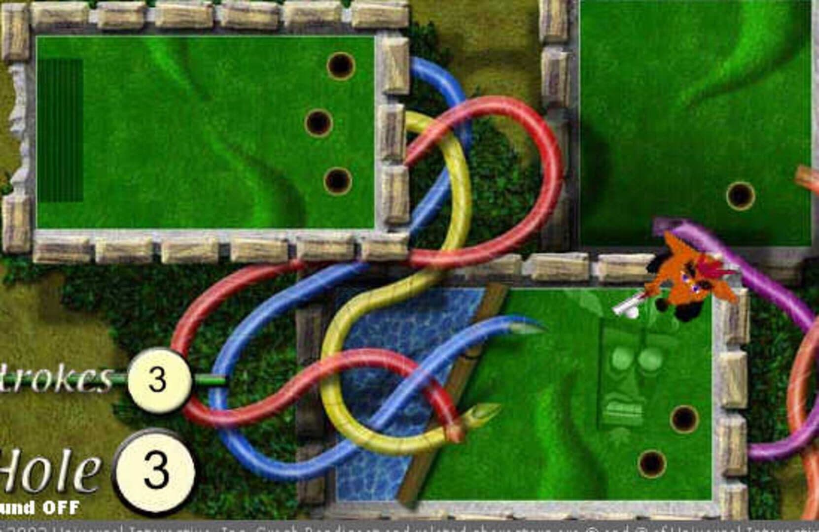 Crash Nitro Mini Golf screenshot 1