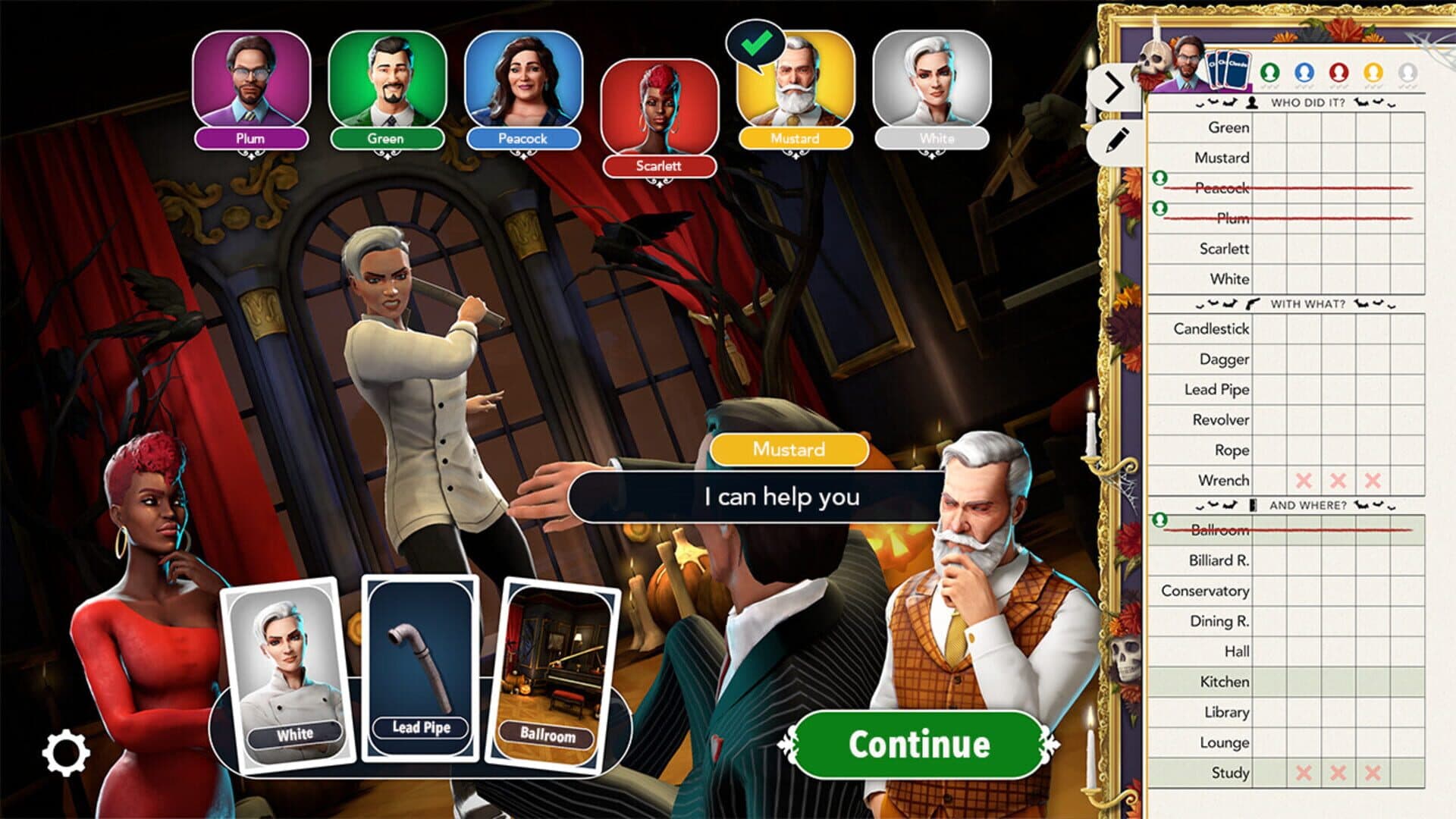 Clue/Cluedo: Halloween Records screenshot 2