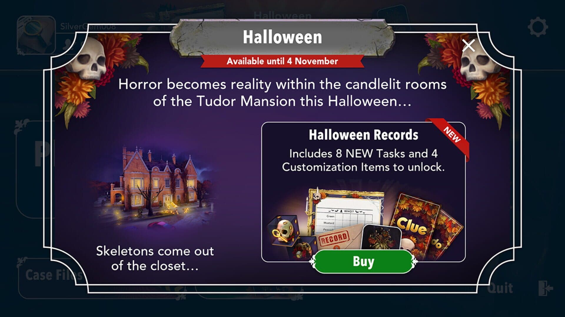 Clue/Cluedo: Halloween Records screenshot 5