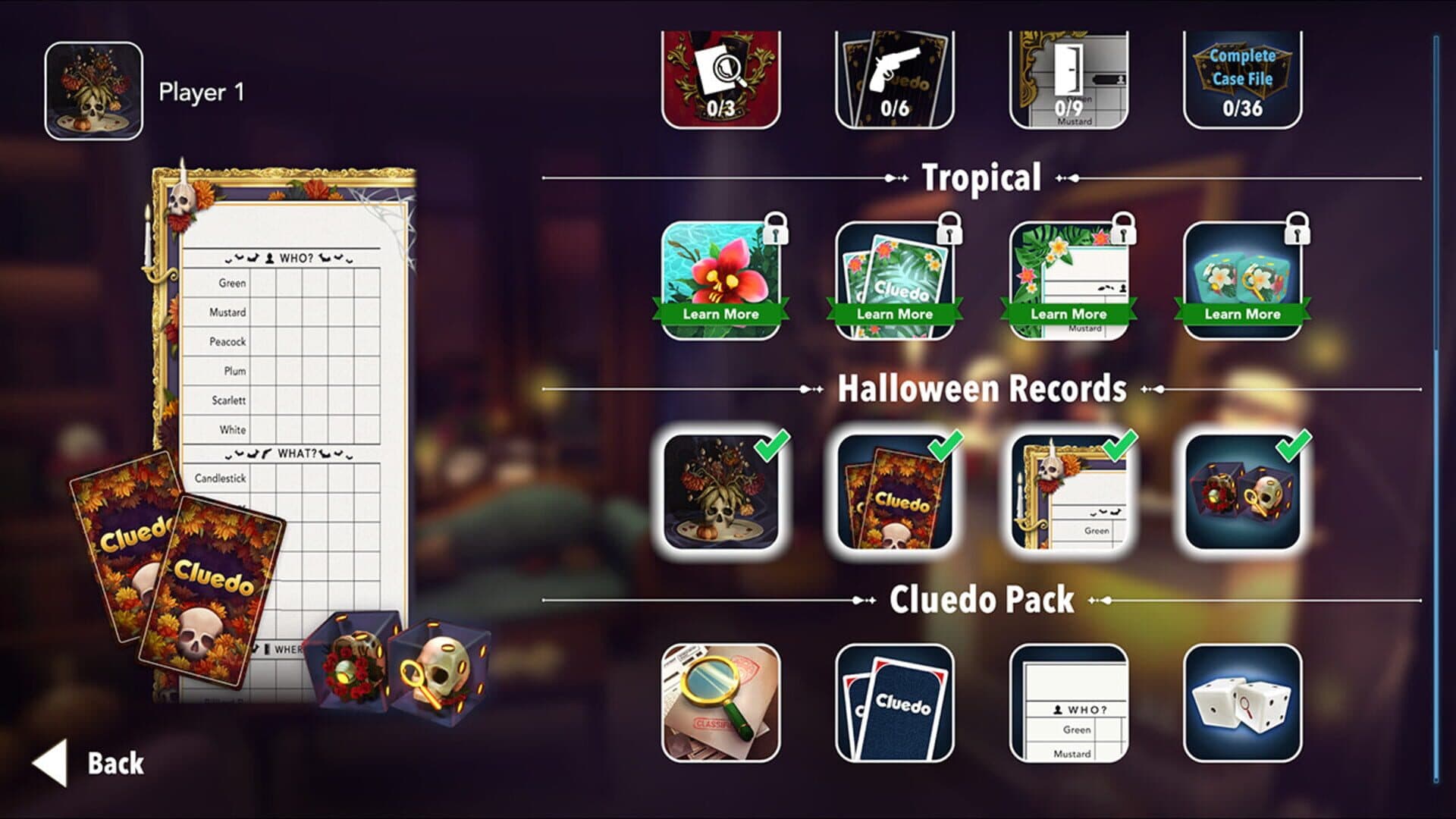 Clue/Cluedo: Halloween Records screenshot 6