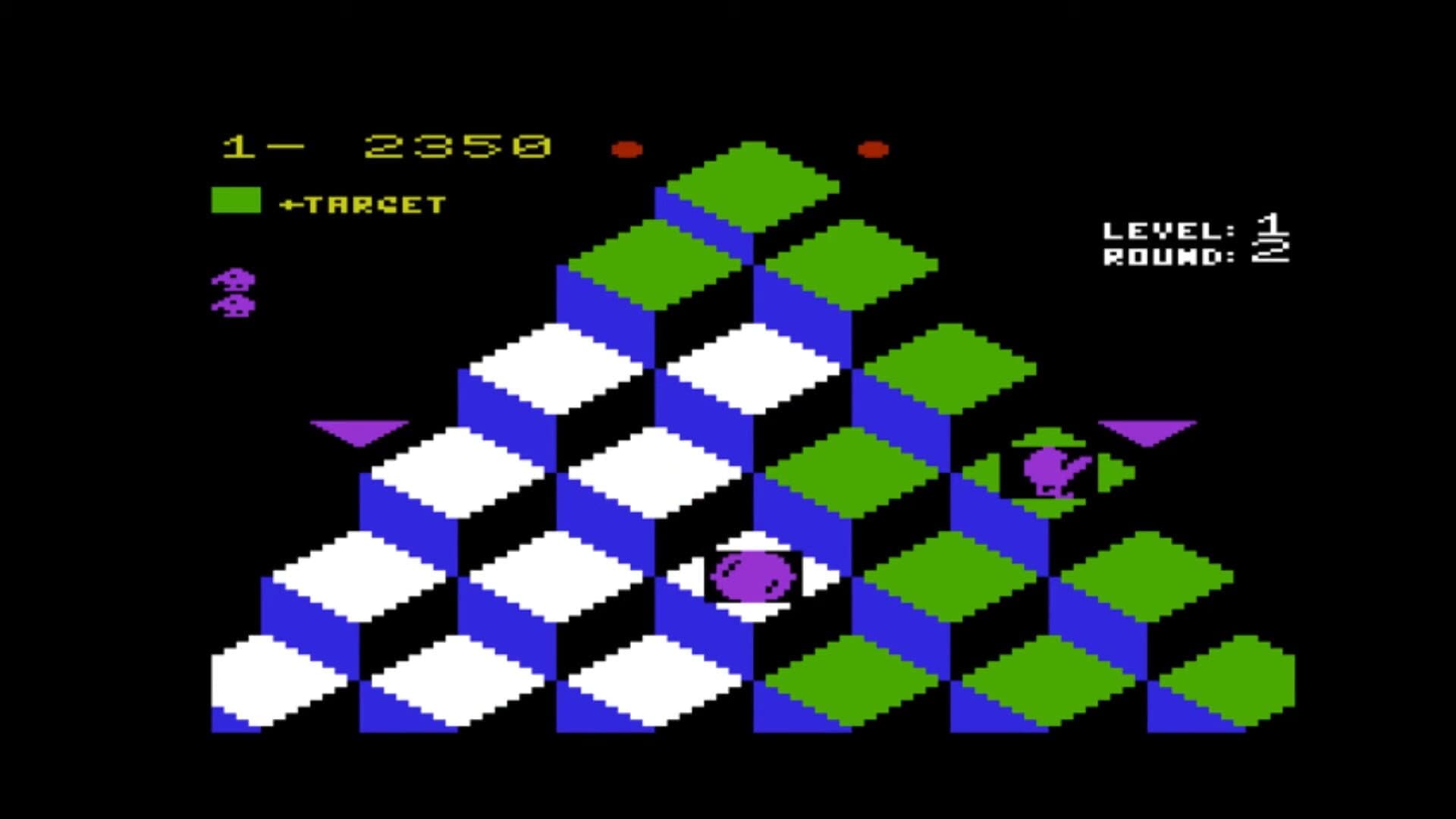 Q*bert screenshot 2