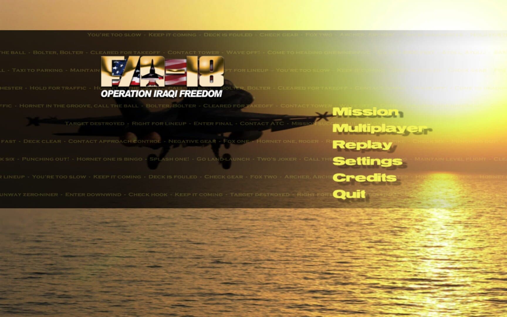 F/A-18 Operation Iraqi Freedom screenshot 2