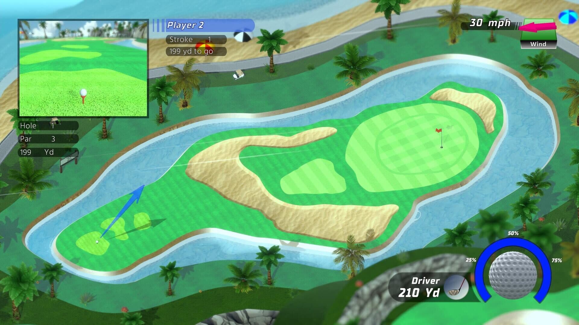 Golf Up Tropical screenshot 2