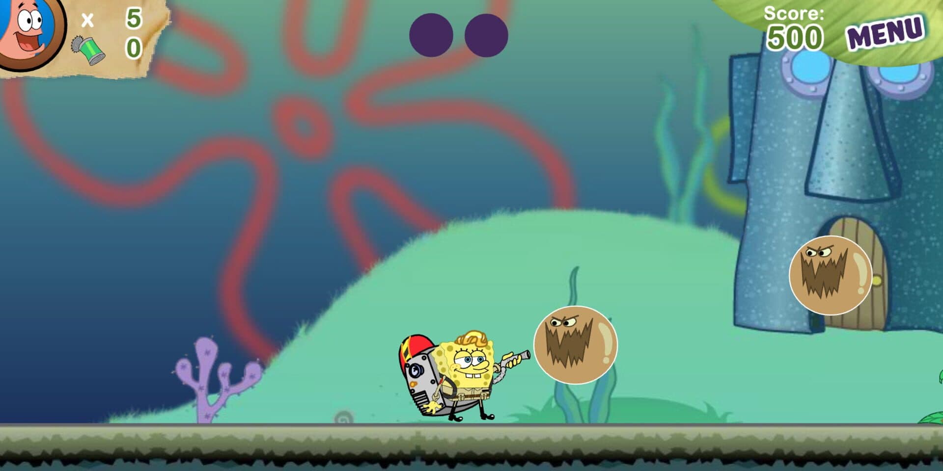 Spongebob & Patrick: Dirty Bubble Busters screenshot 1