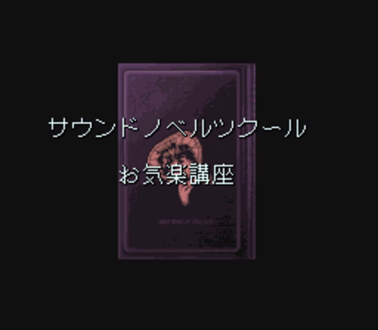 Sound Novel Tsukuuru Taiou: Okiraku Kouza screenshot 1