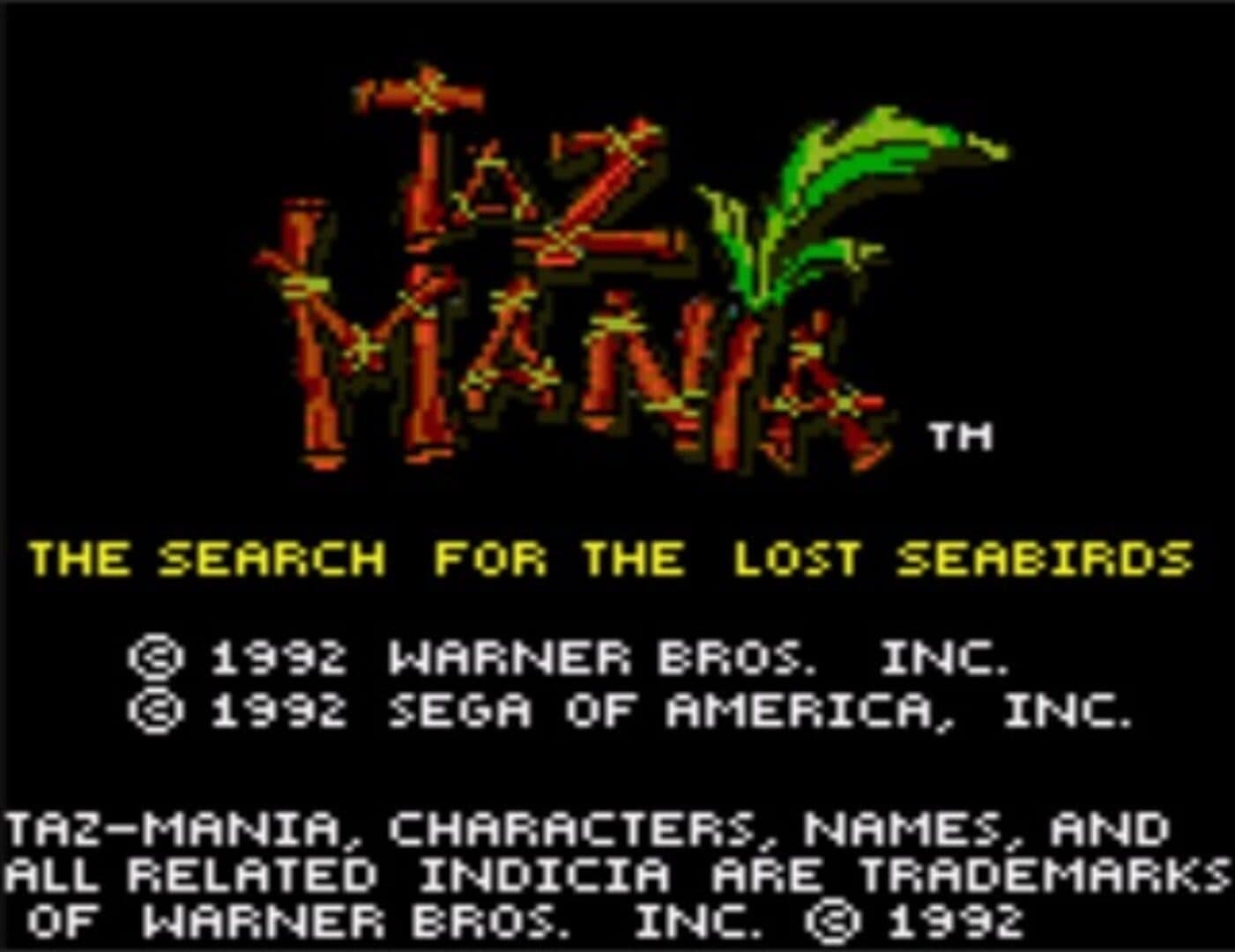 Taz-Mania screenshot 1