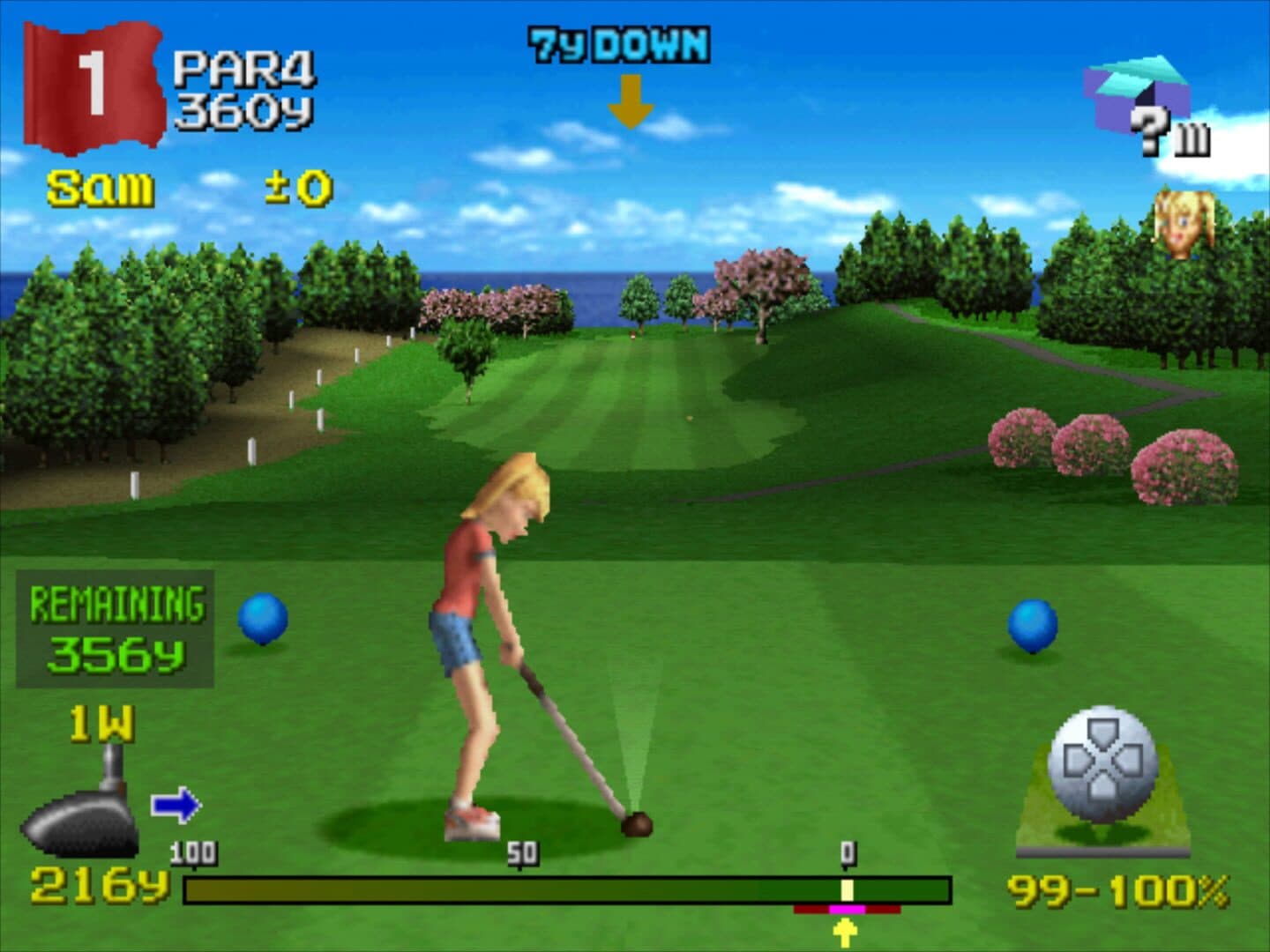 Hot Shots Golf 2 screenshot 1