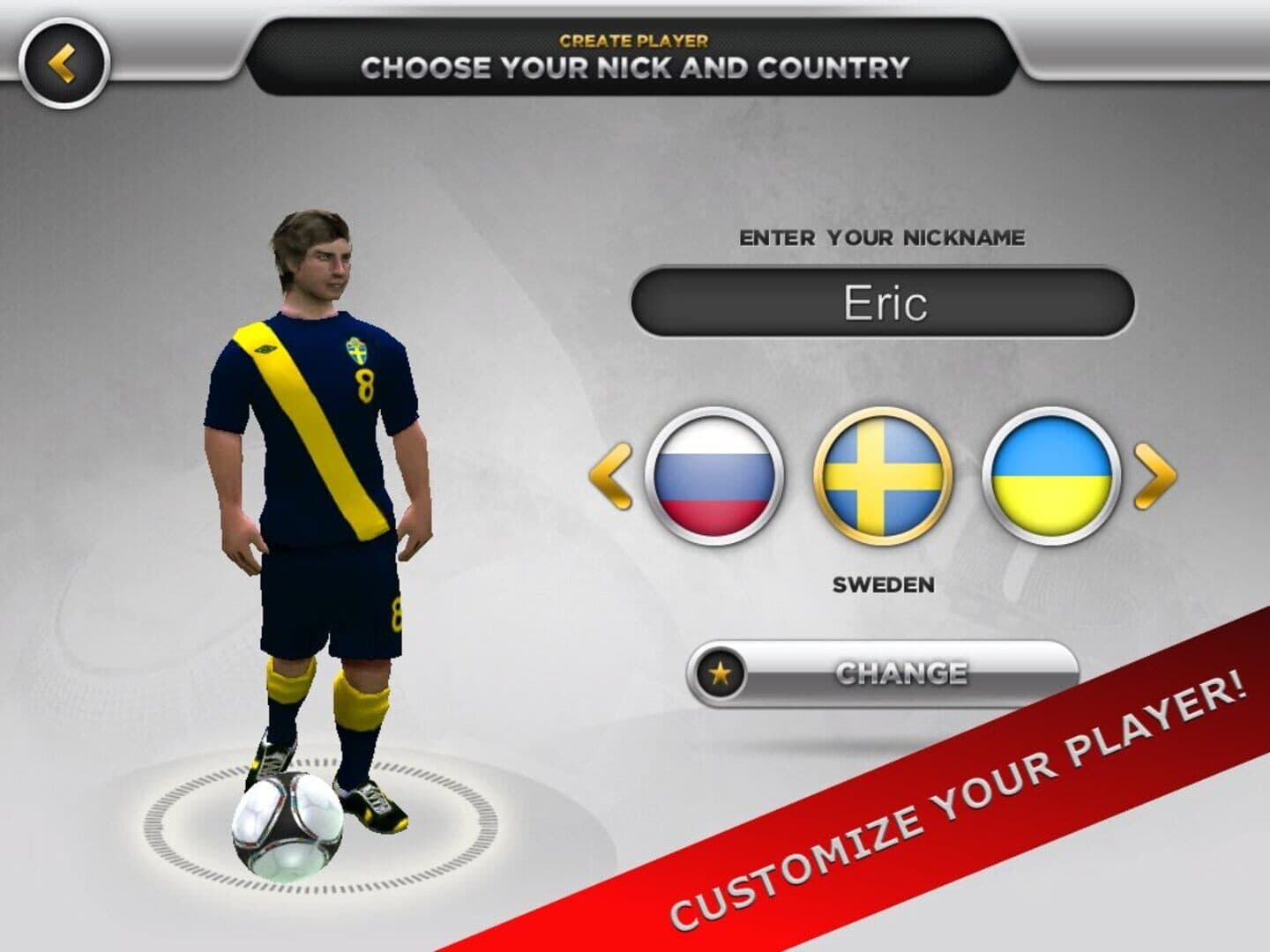 EuroGoal 2012 screenshot 2