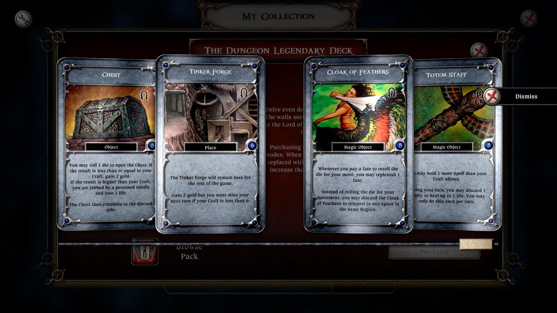 Talisman: The Dungeon Expansion - Legendary Deck screenshot 3