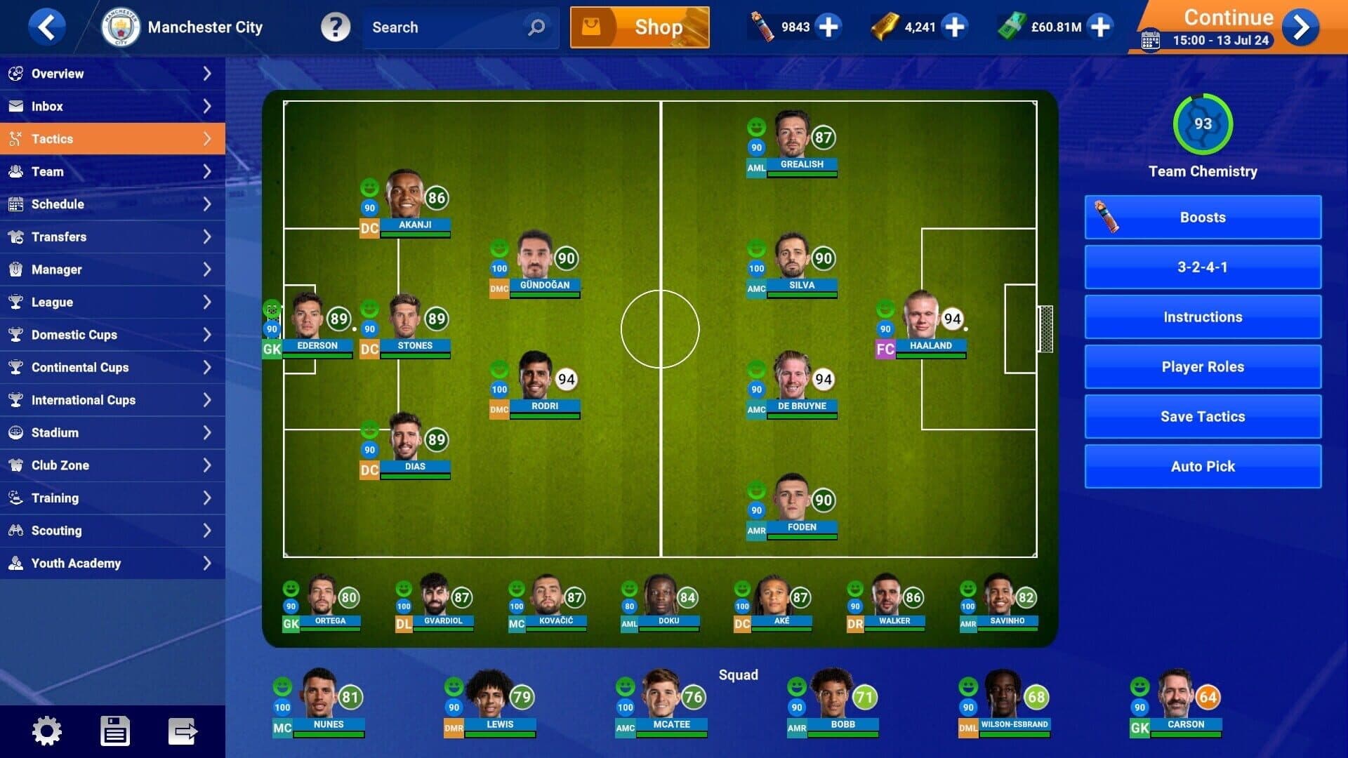 Soccer Manager 2026 screenshot 1