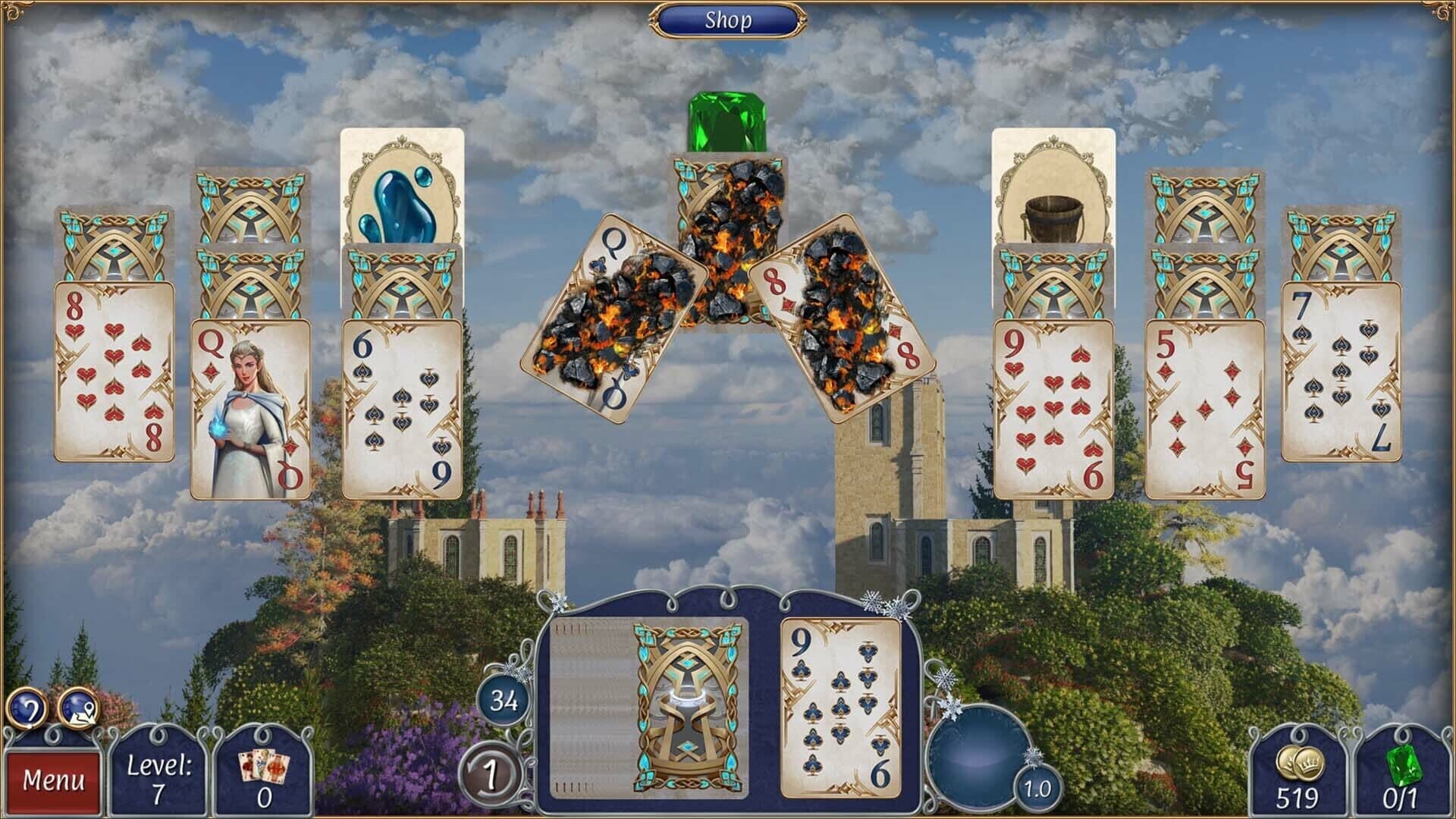 Jewel Match Solitaire Fantasy: Collector's Edition screenshot 2