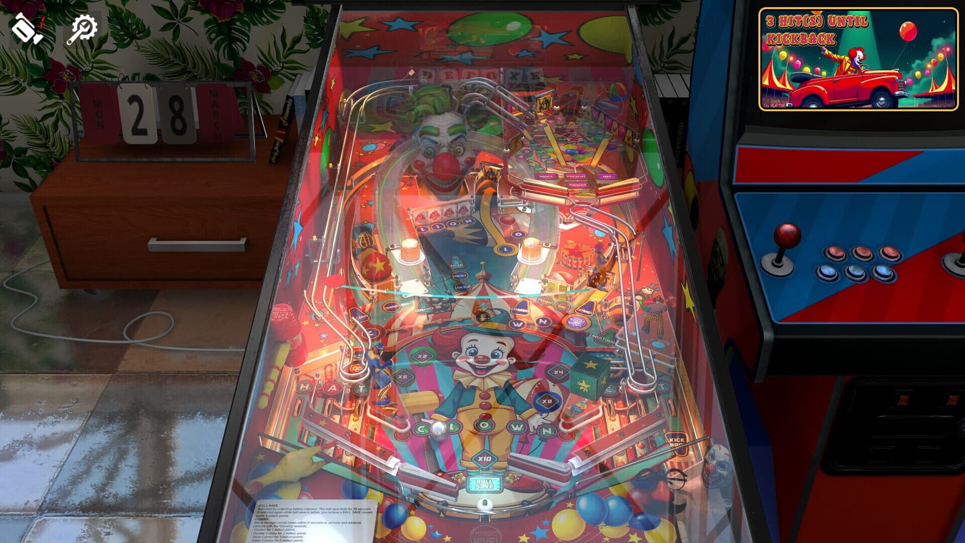 Zaccaria Pinball: Clown Deluxe Pinball Table screenshot 2