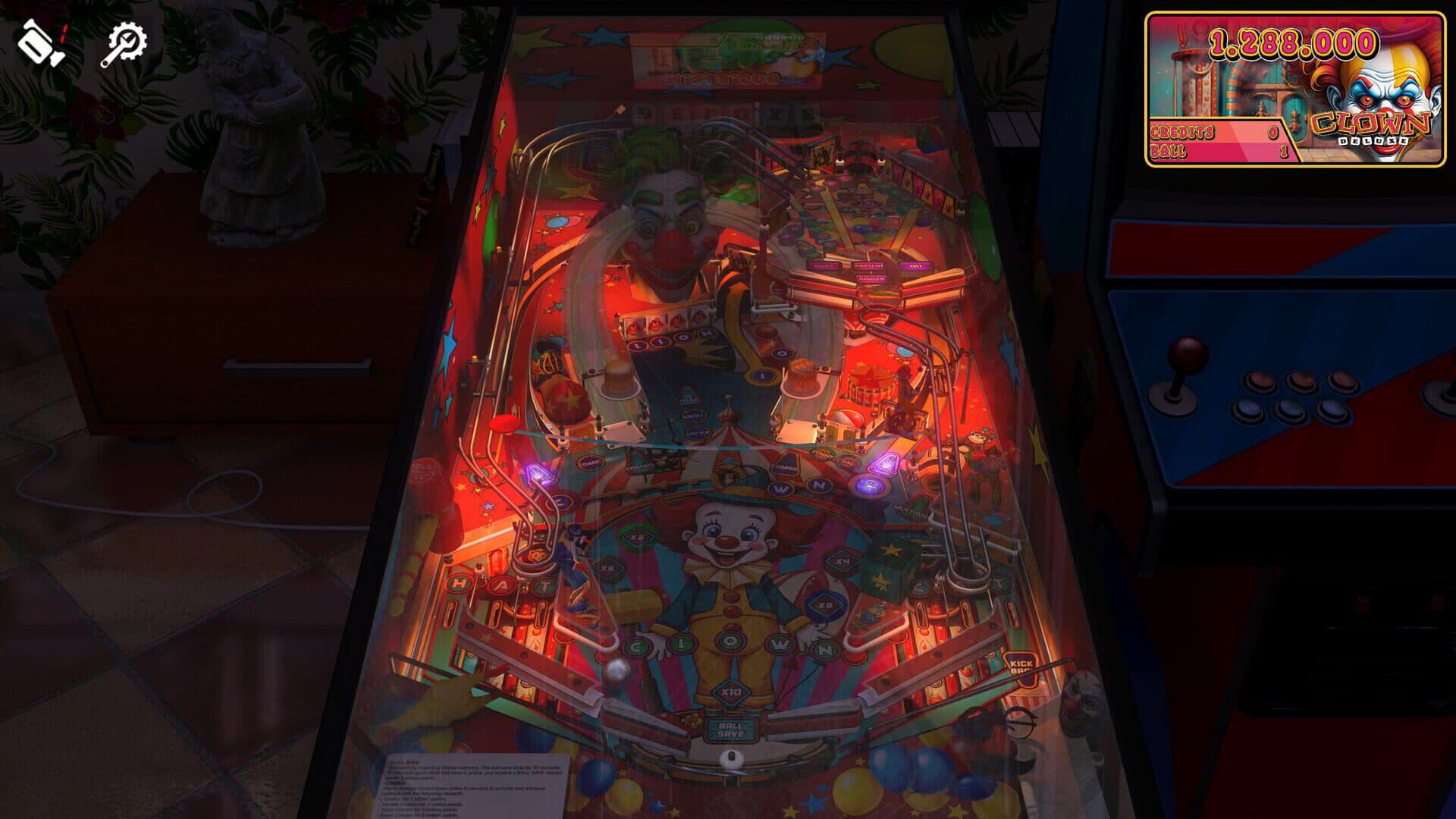 Zaccaria Pinball: Clown Deluxe Pinball Table screenshot 3