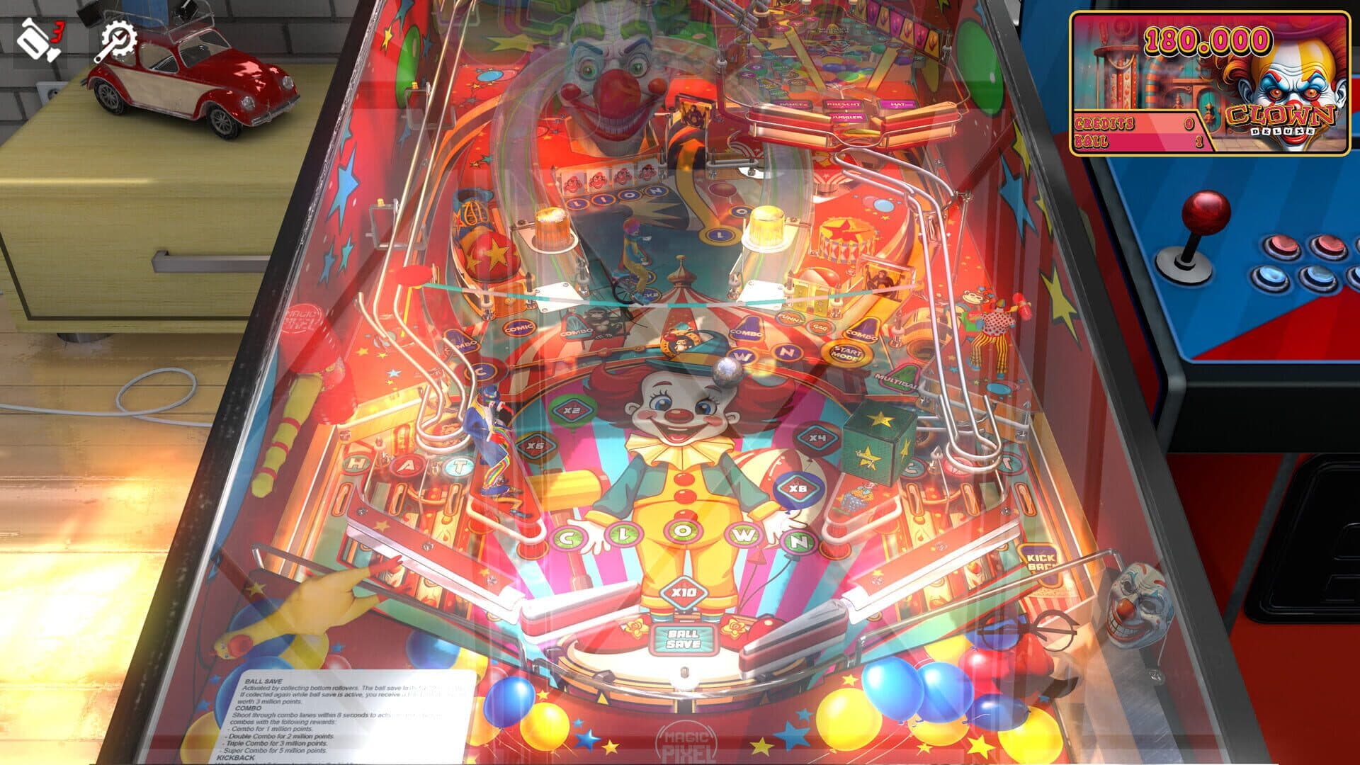Zaccaria Pinball: Clown Deluxe Pinball Table screenshot 4