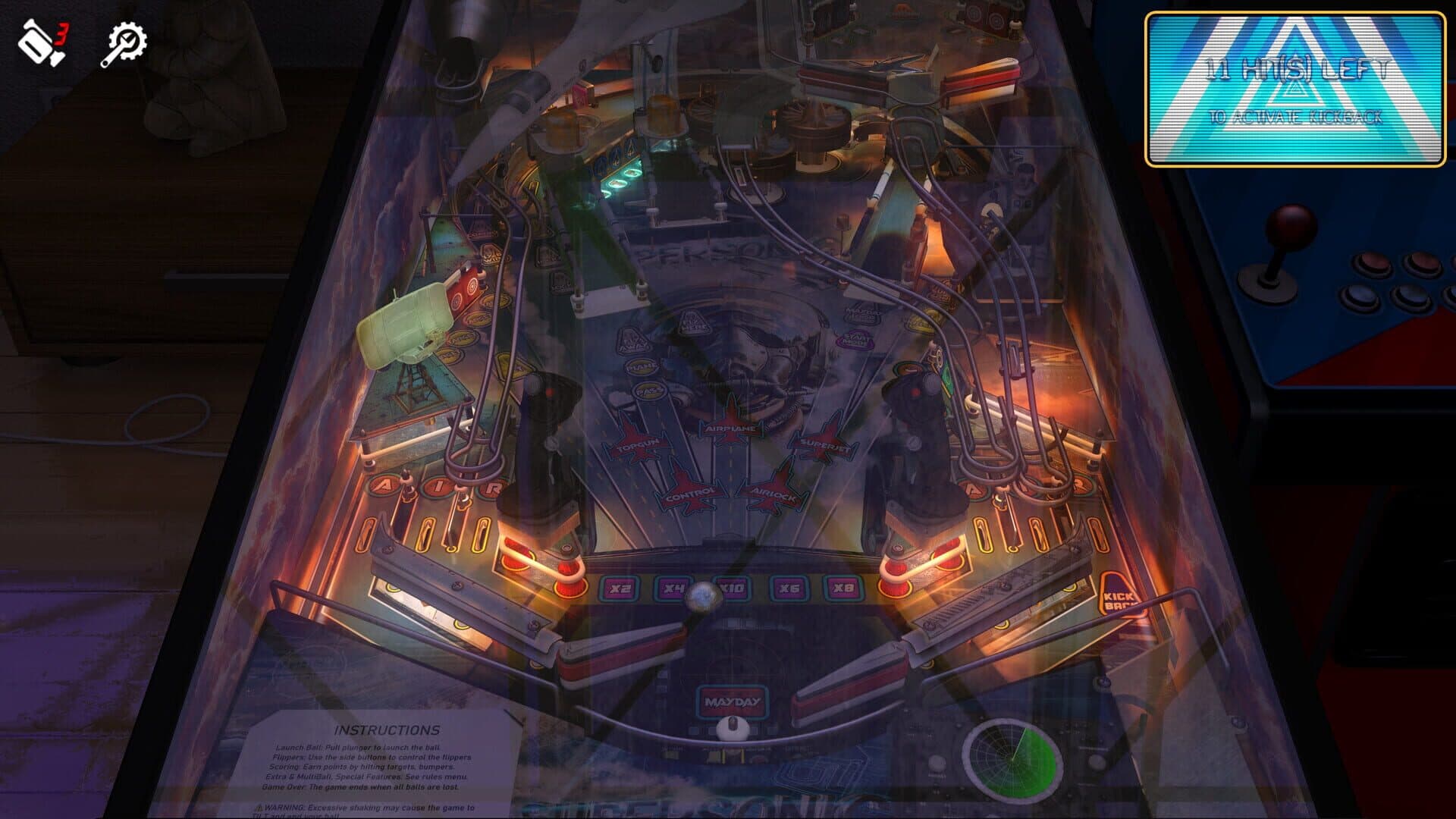 Zaccaria Pinball: Supersonic Deluxe Pinball Table screenshot 2