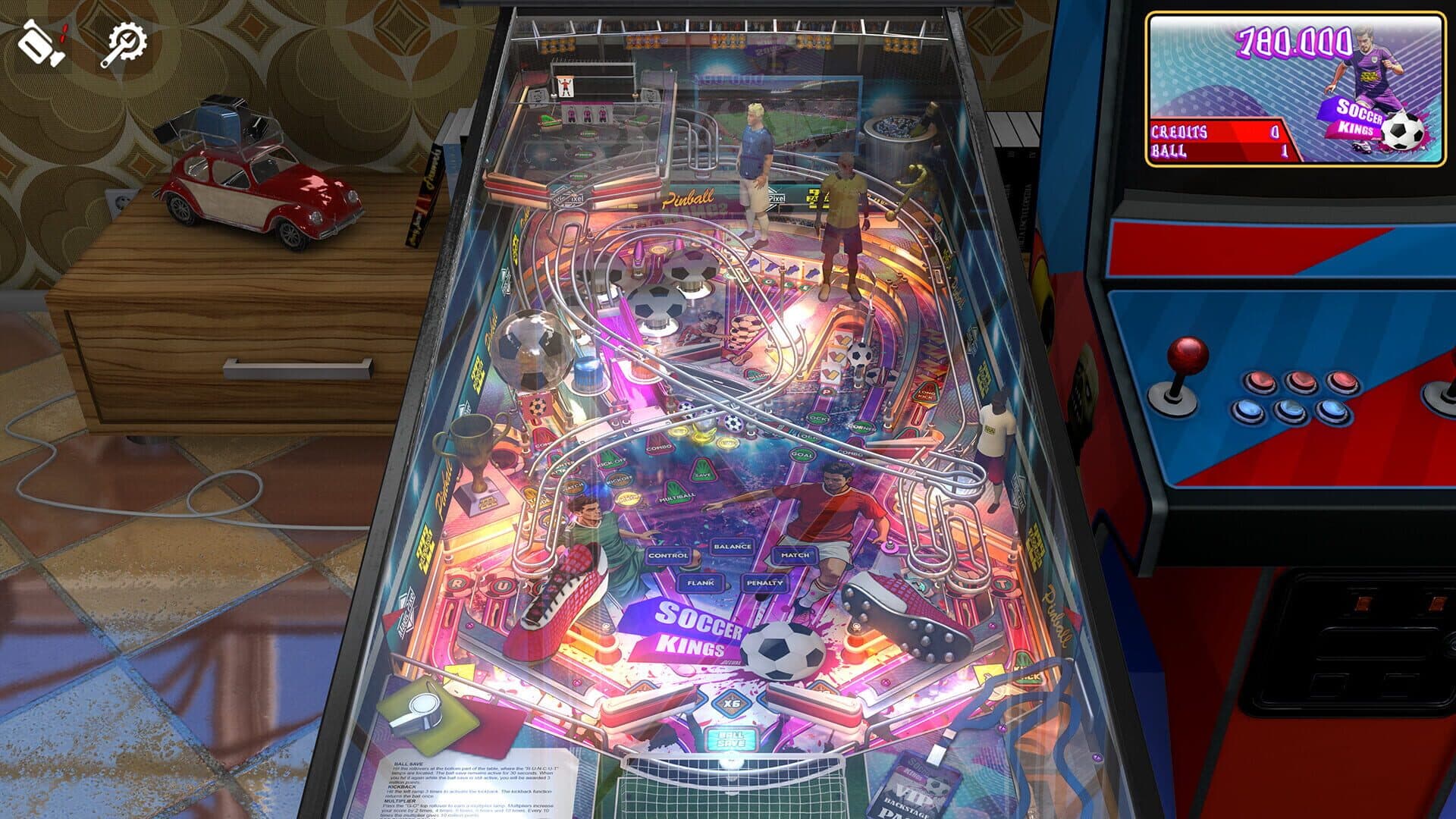 Zaccaria Pinball: Soccer Kings Deluxe Pinball Table screenshot 1