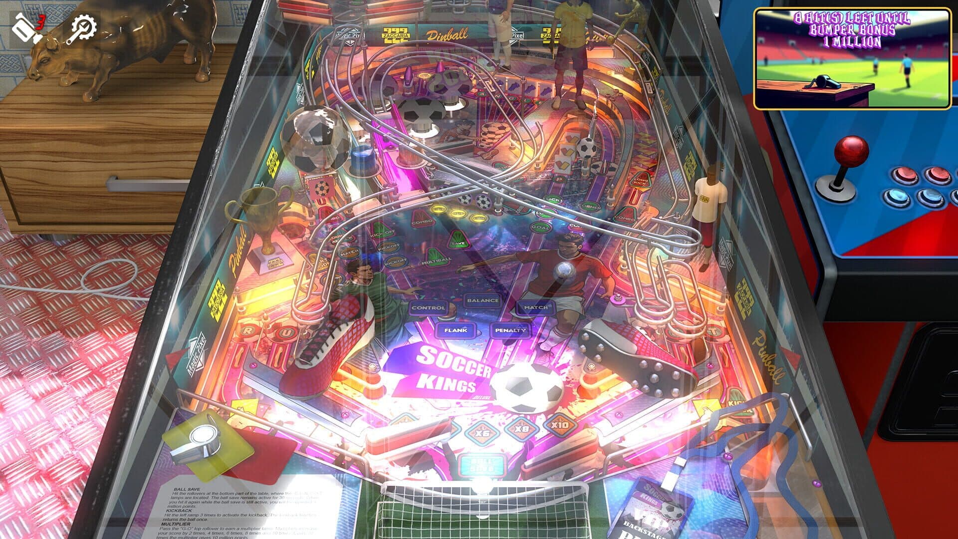 Zaccaria Pinball: Soccer Kings Deluxe Pinball Table screenshot 3