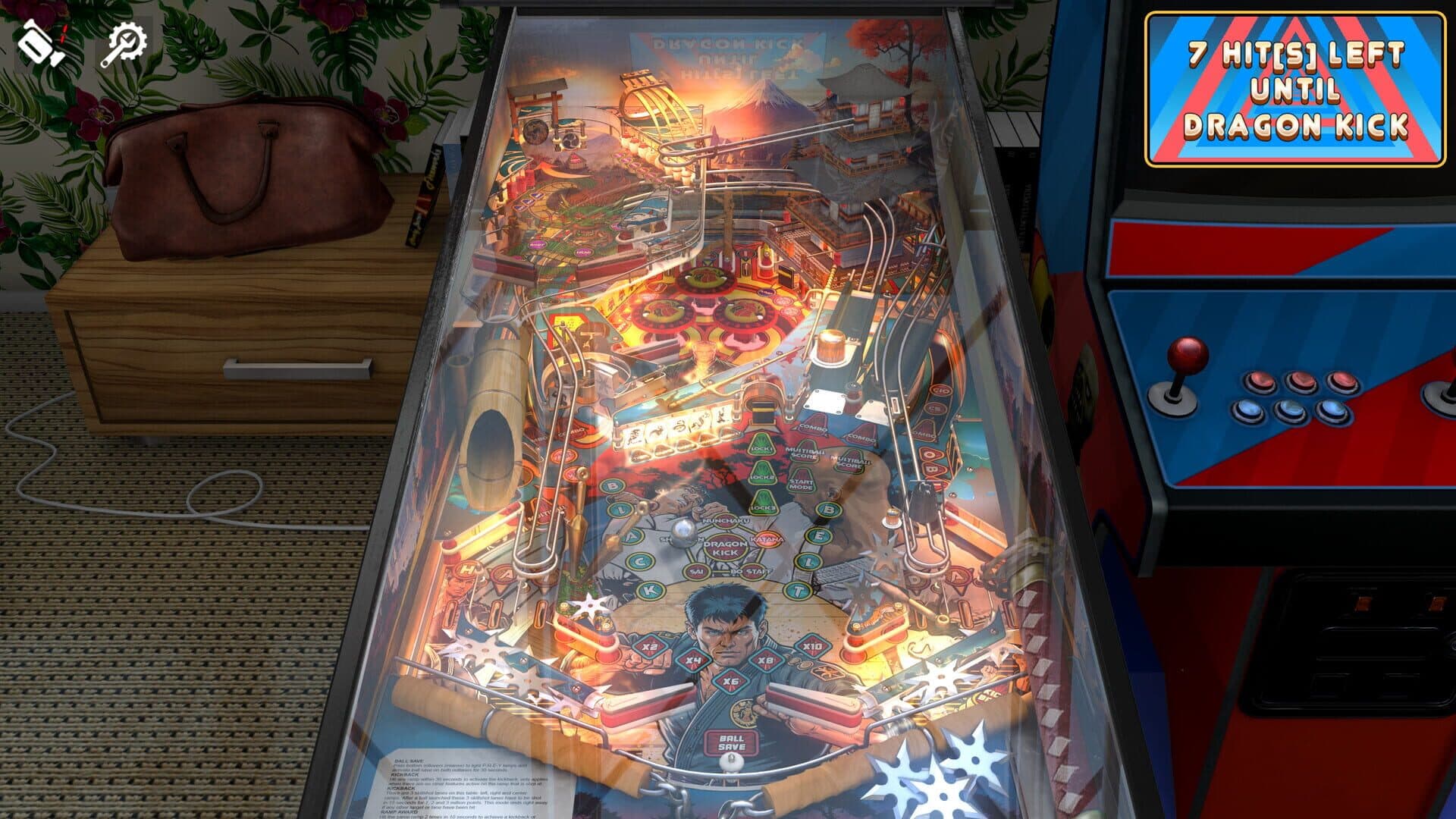 Zaccaria Pinball: Blackbelt Deluxe Pinball Table screenshot 1