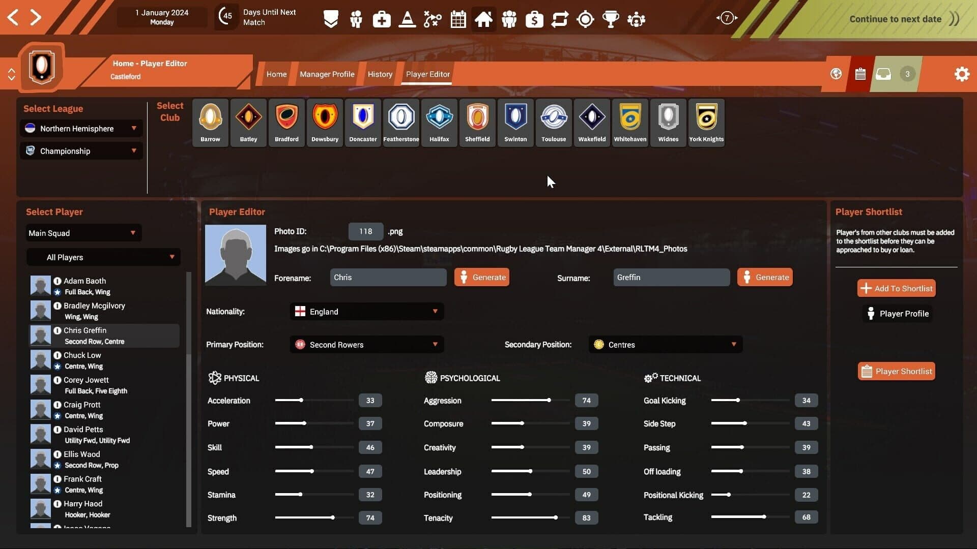 Rugby League Team Manager 4 screenshot 38