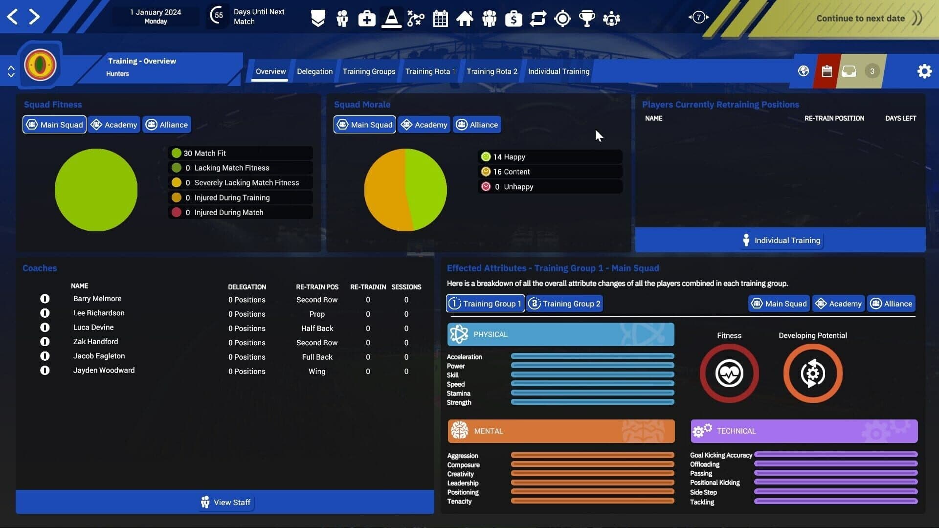 Rugby League Team Manager 4 screenshot 3