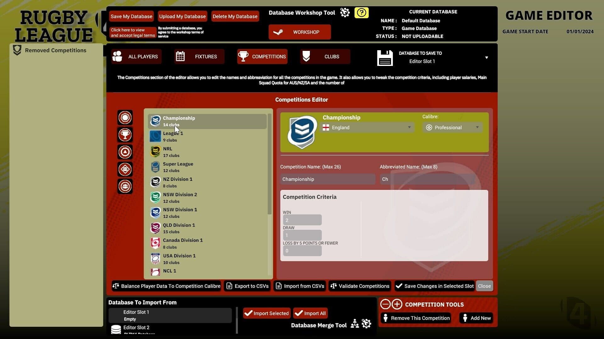 Rugby League Team Manager 4 screenshot 8
