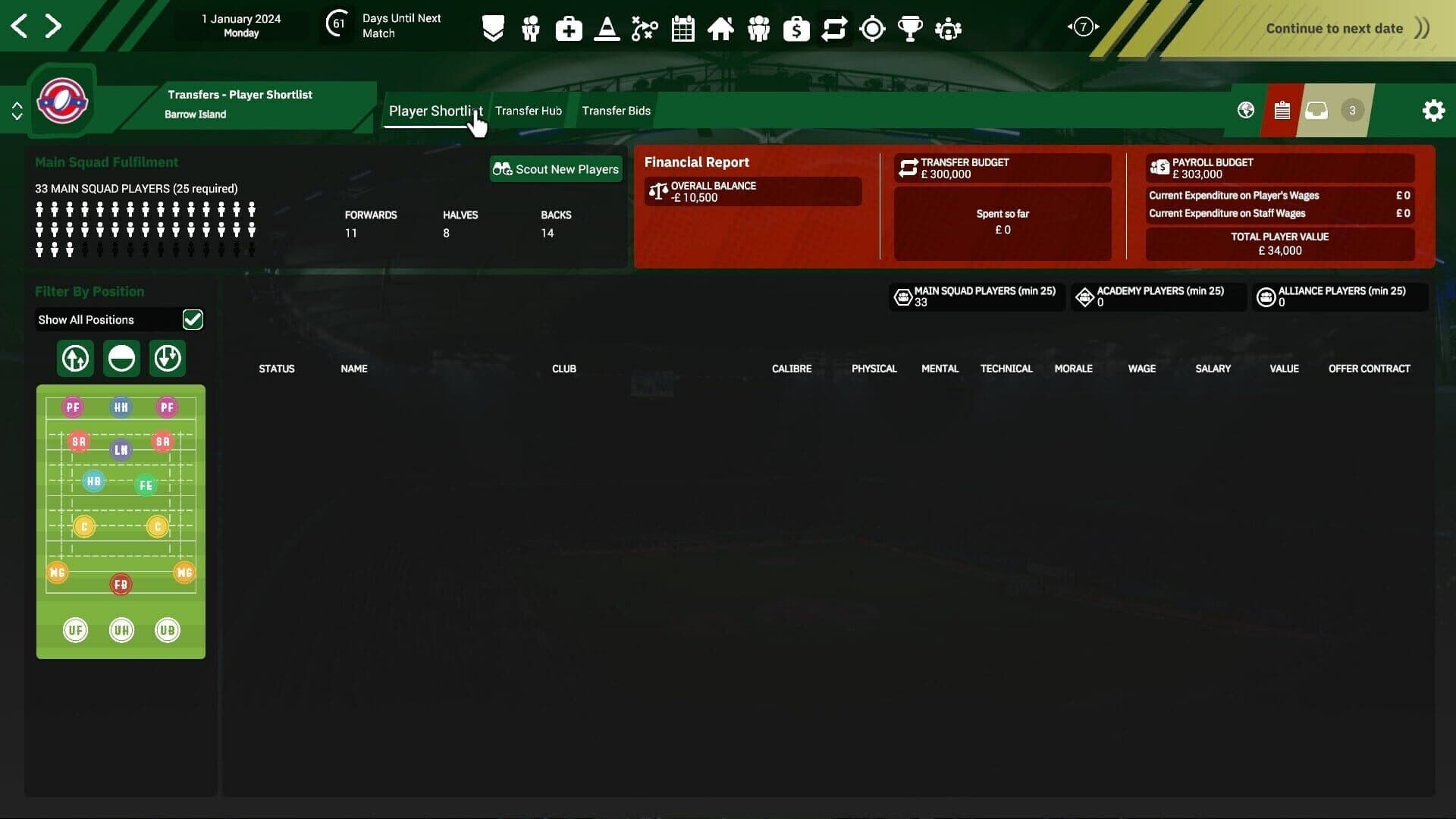 Rugby League Team Manager 4 screenshot 49