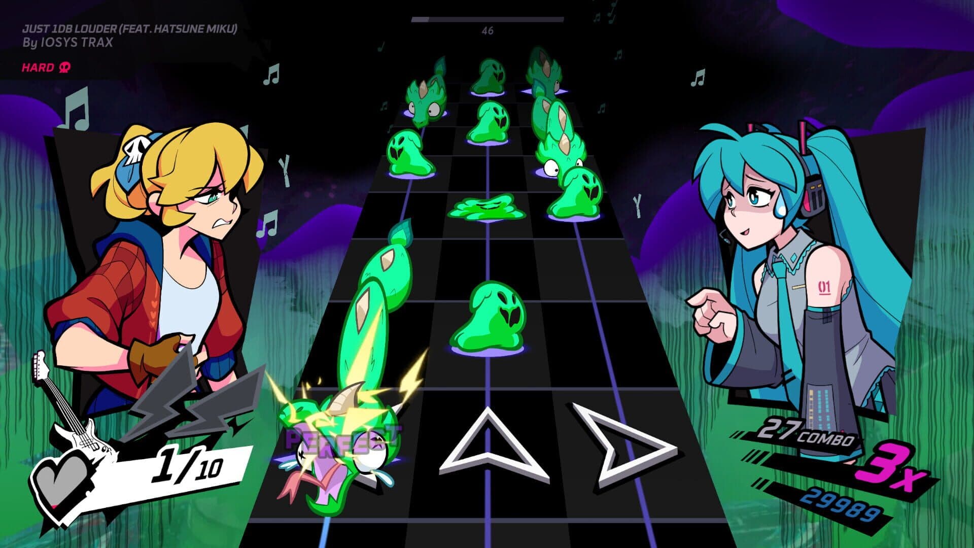 Rift of the NecroDancer: Hatsune Miku - "Just 1dB Louder" screenshot 3