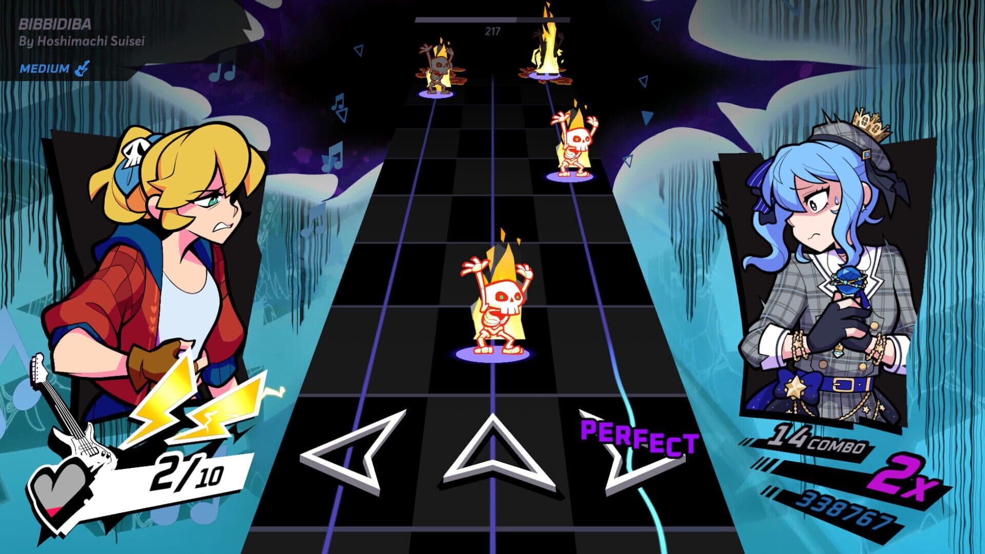 Rift of the NecroDancer: hololive - "Bibbidiba" screenshot 3