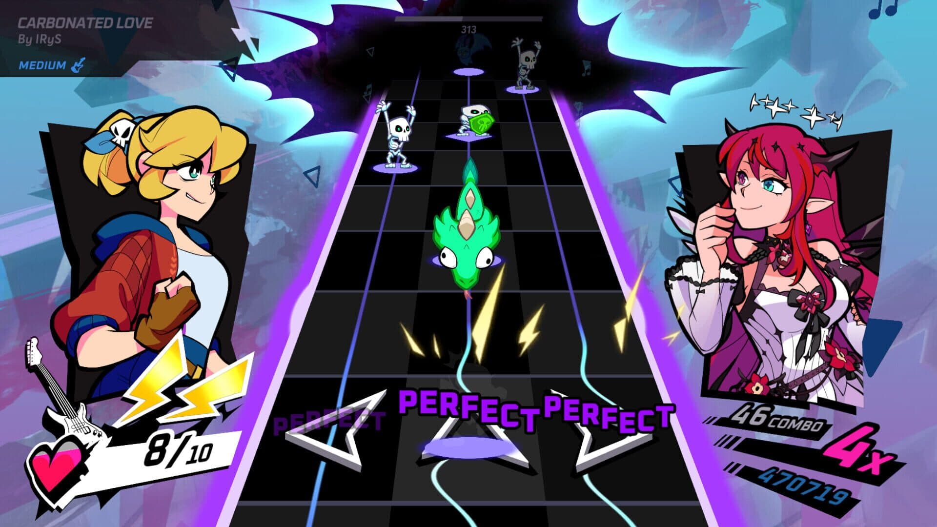 Rift of the NecroDancer: hololive - "Carbonated Love" screenshot 1