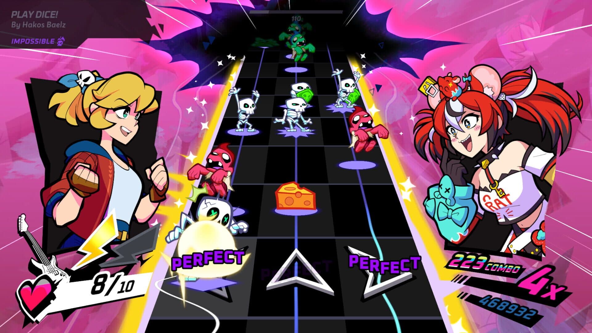 Rift of the NecroDancer: hololive - "Play Dice!" screenshot 1