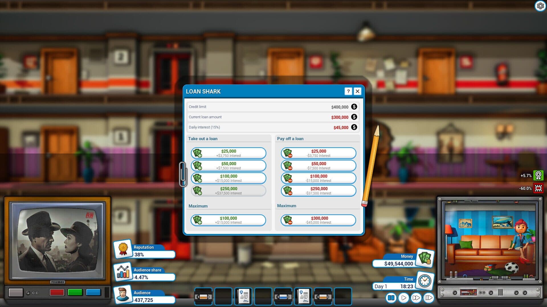 Mad Television Tycoon screenshot 10