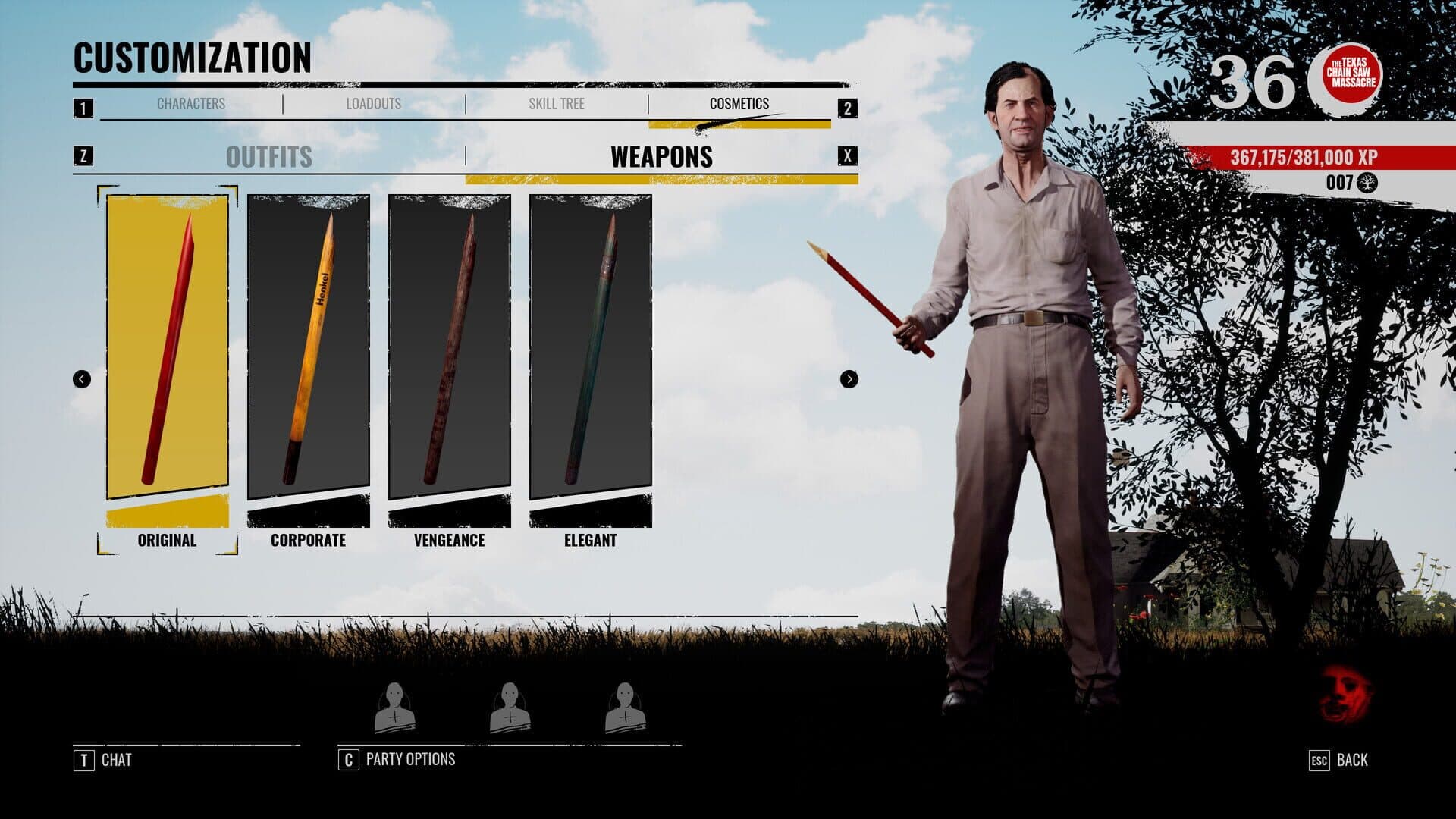 The Texas Chain Saw Massacre: Weapon Skin Variants screenshot 5