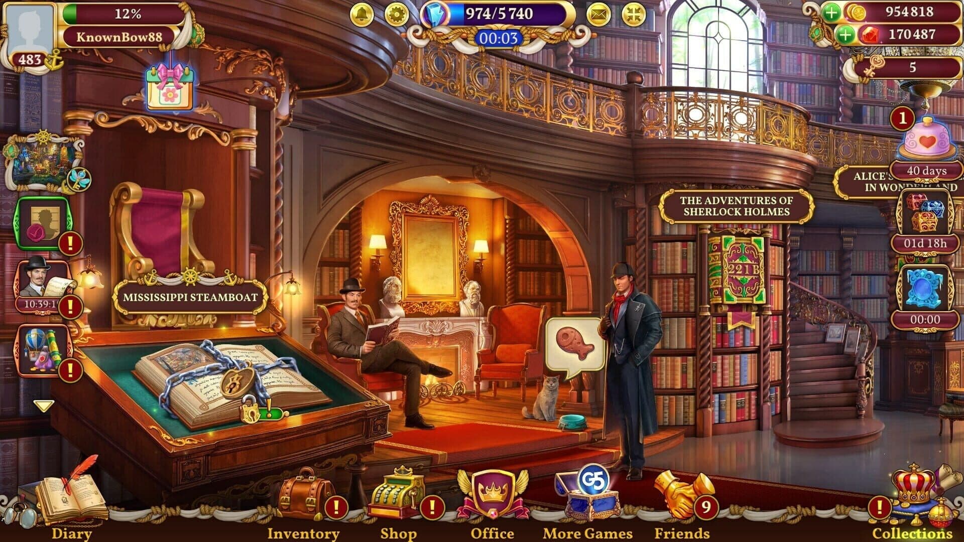 Sherlock: Hidden Object & Match-3 Mystery screenshot 3