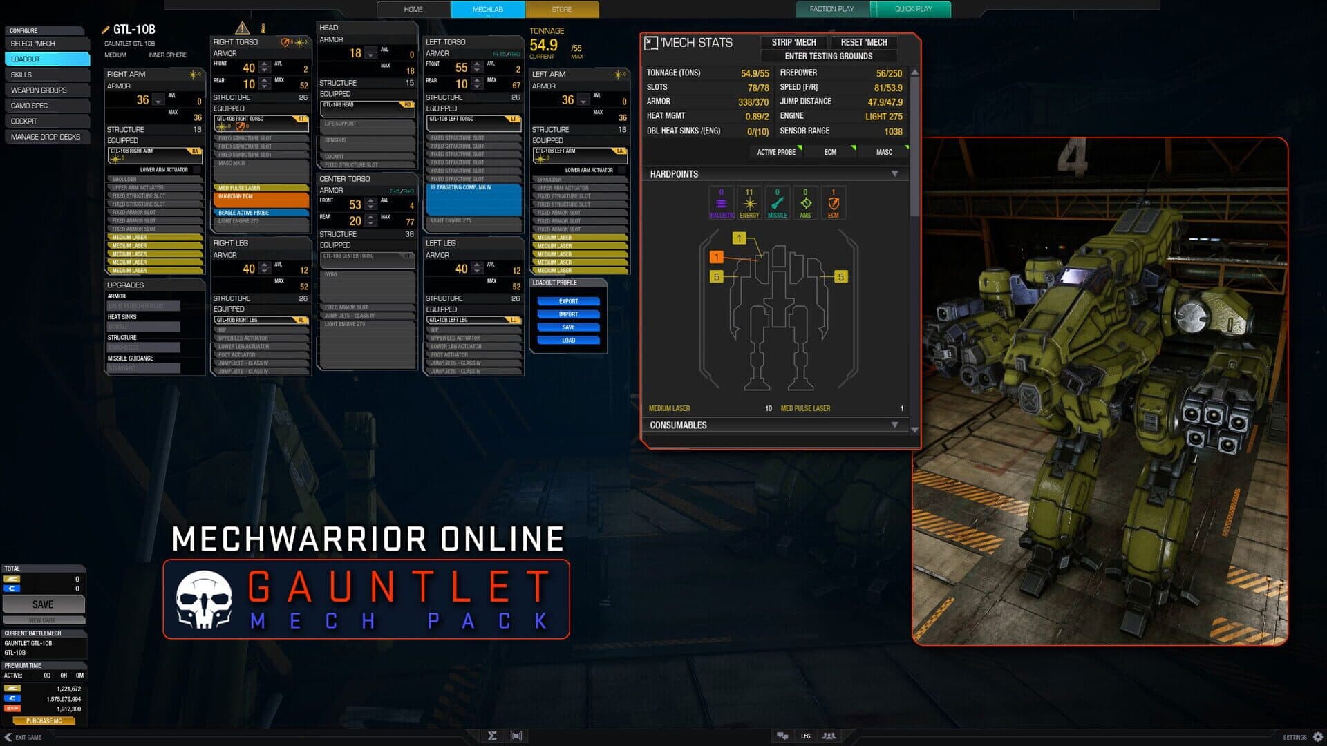 MechWarrior Online: Gauntlet Mech Pack screenshot 8