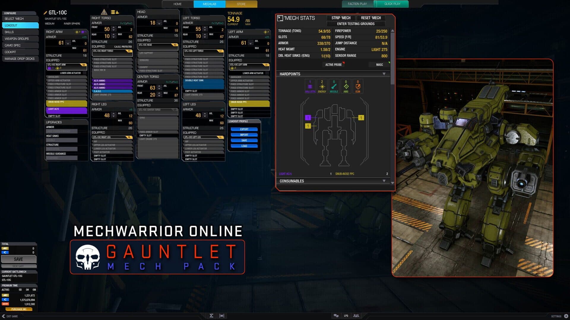 MechWarrior Online: Gauntlet Mech Pack screenshot 10