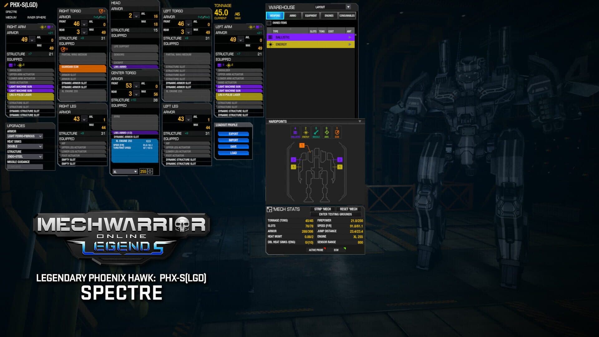 MechWarrior Online: Spectre Legendary Mech Pack screenshot 3