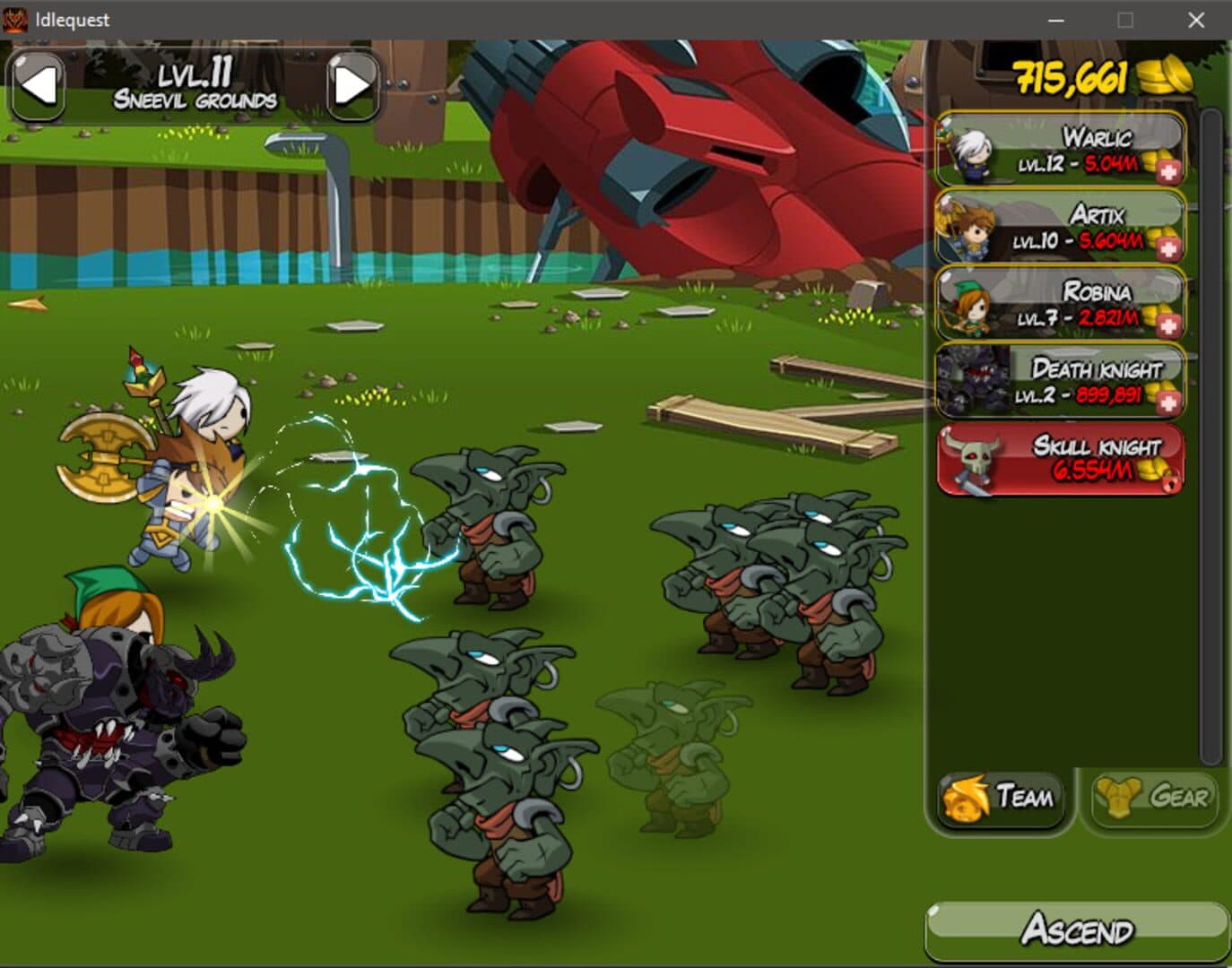 IdleQuest screenshot 1