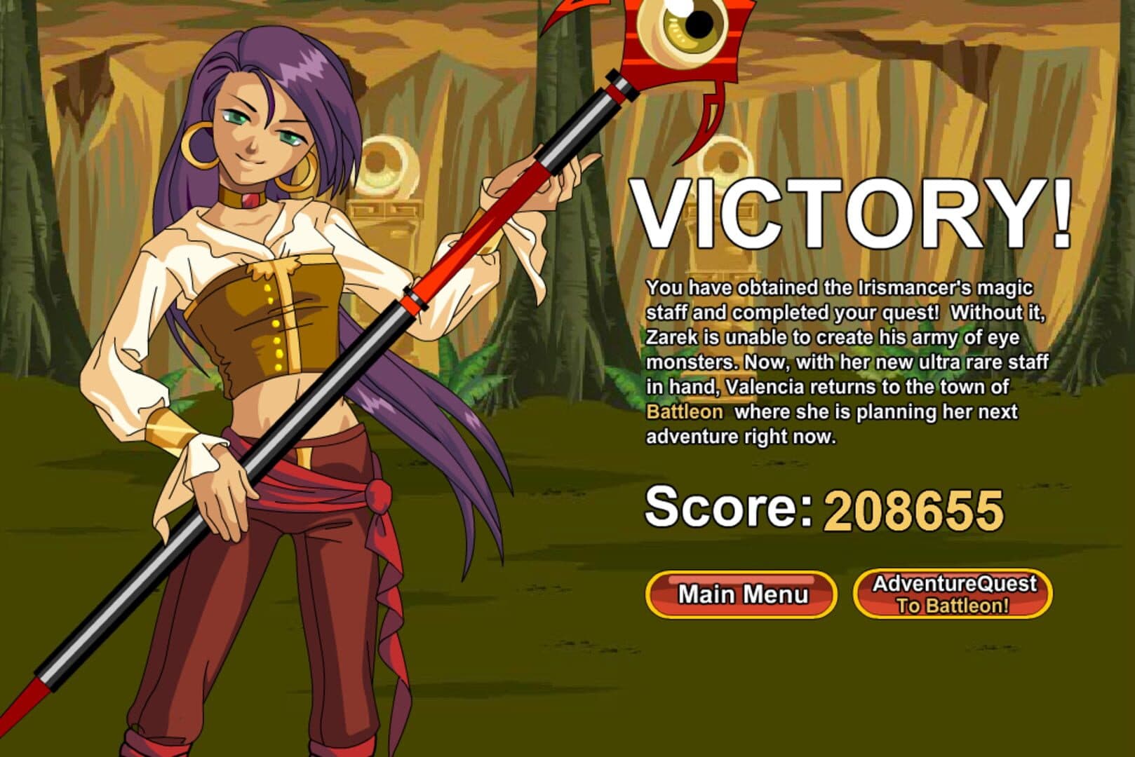 Valencia Surehunter: Staff of the Irismancer screenshot 1