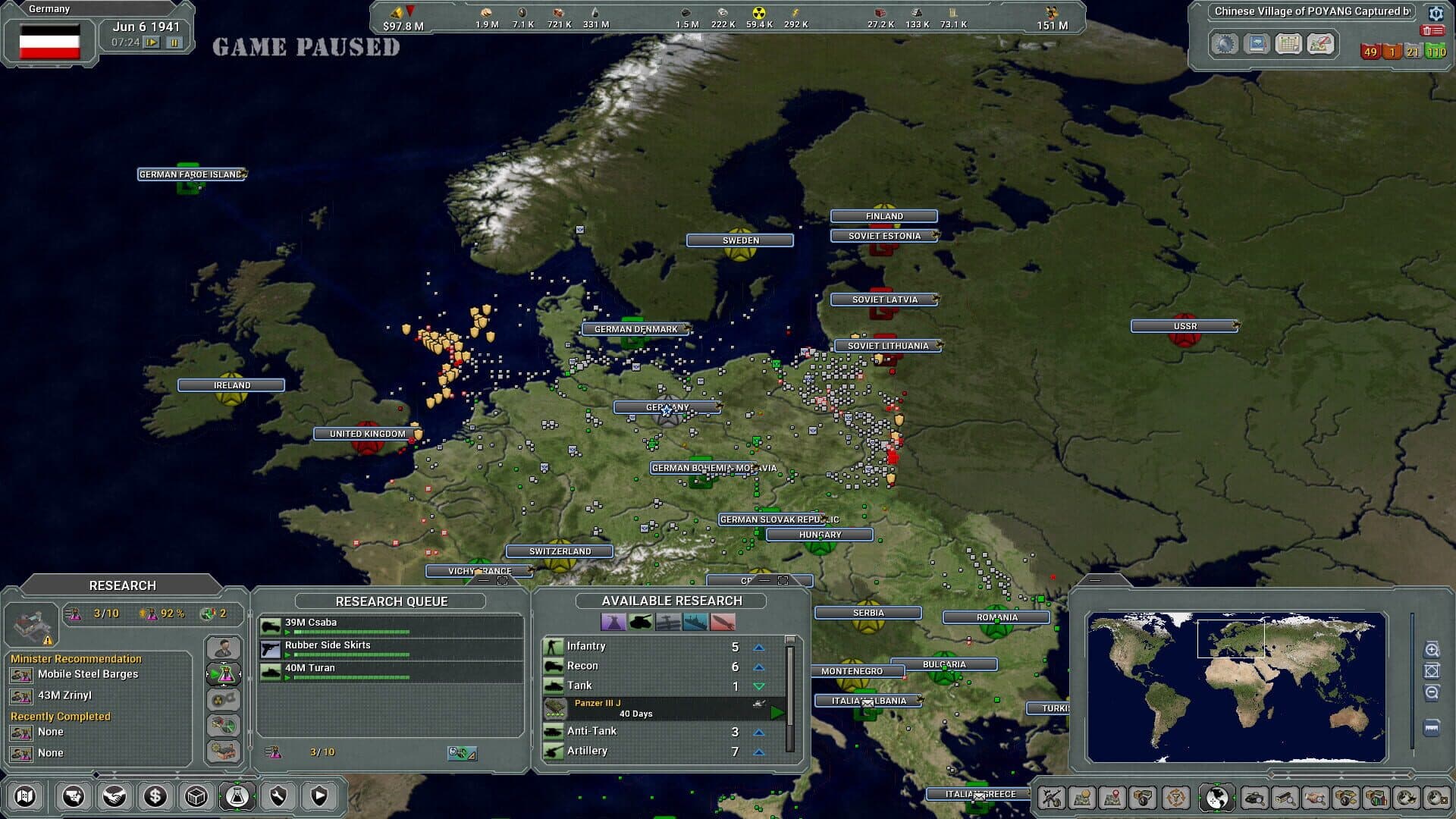 Supreme Ruler 2030: Supreme Ruler 1936 Remastered DLC screenshot 2