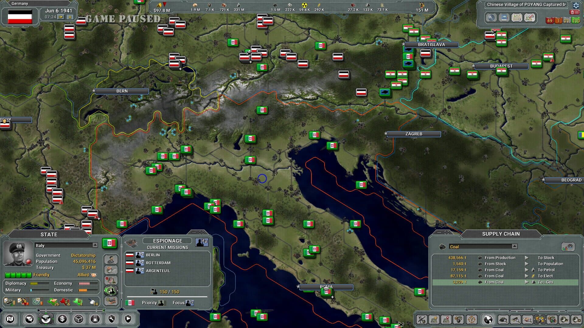 Supreme Ruler 2030: Supreme Ruler 1936 Remastered DLC screenshot 5