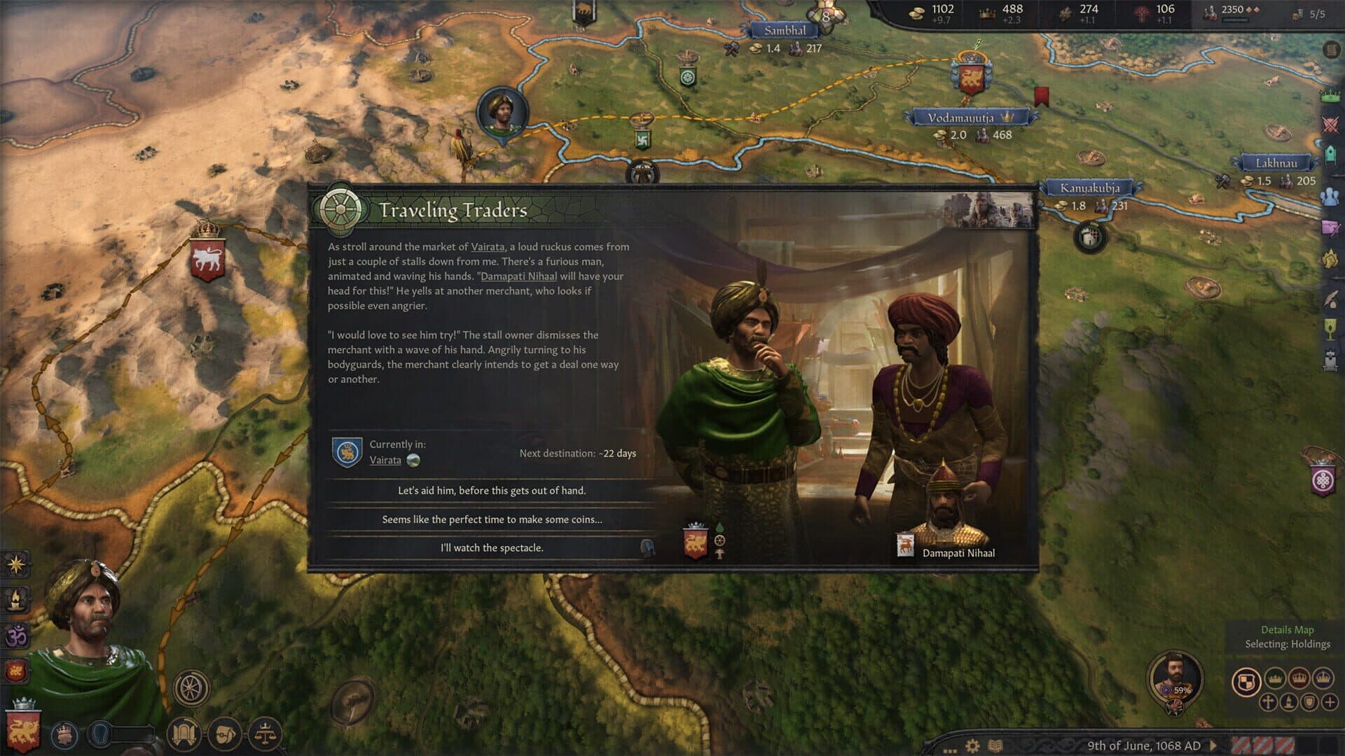 Crusader Kings III: Wandering Nobles screenshot 4