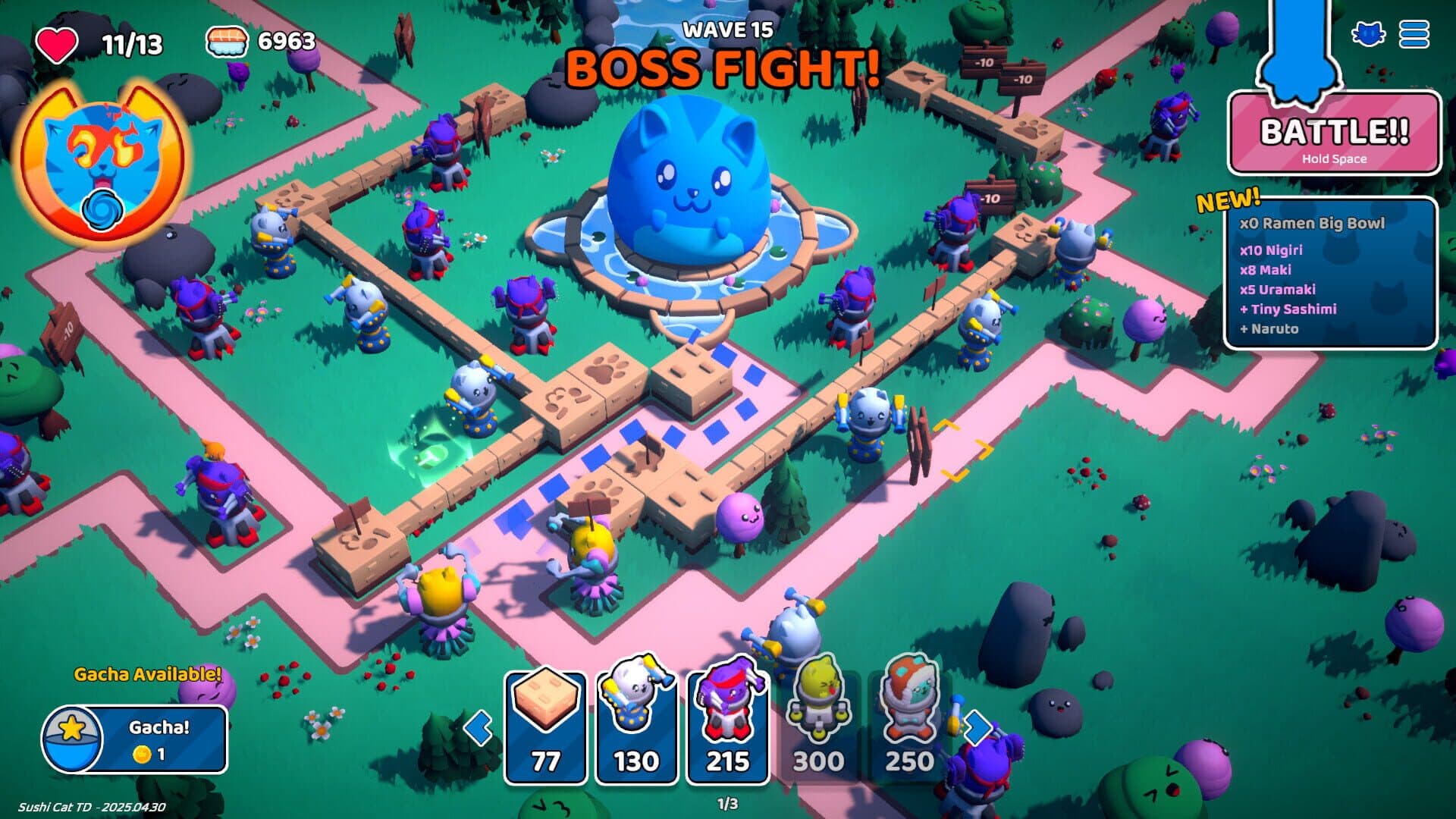 Sushi Cat: Tower Defense screenshot 7