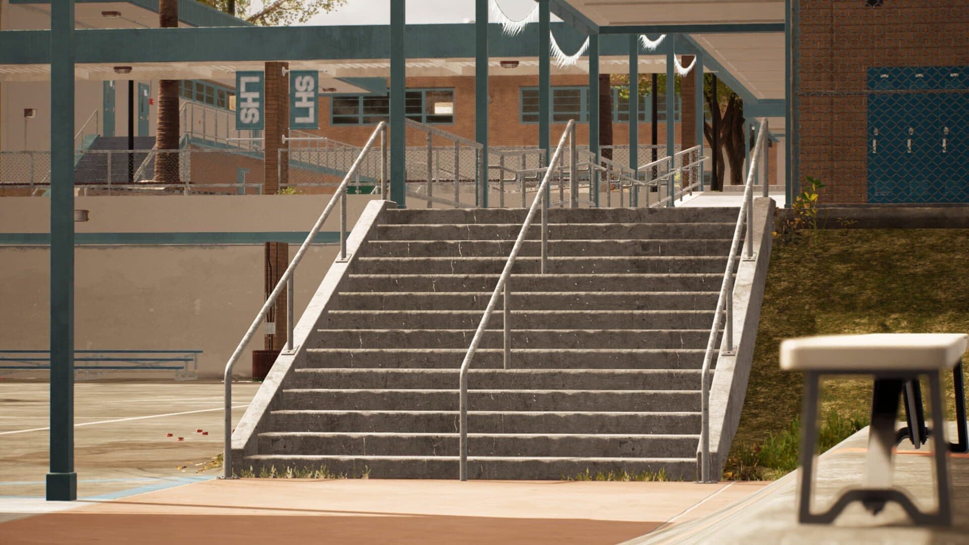 Session: Skate Sim - Schoolyard screenshot 9